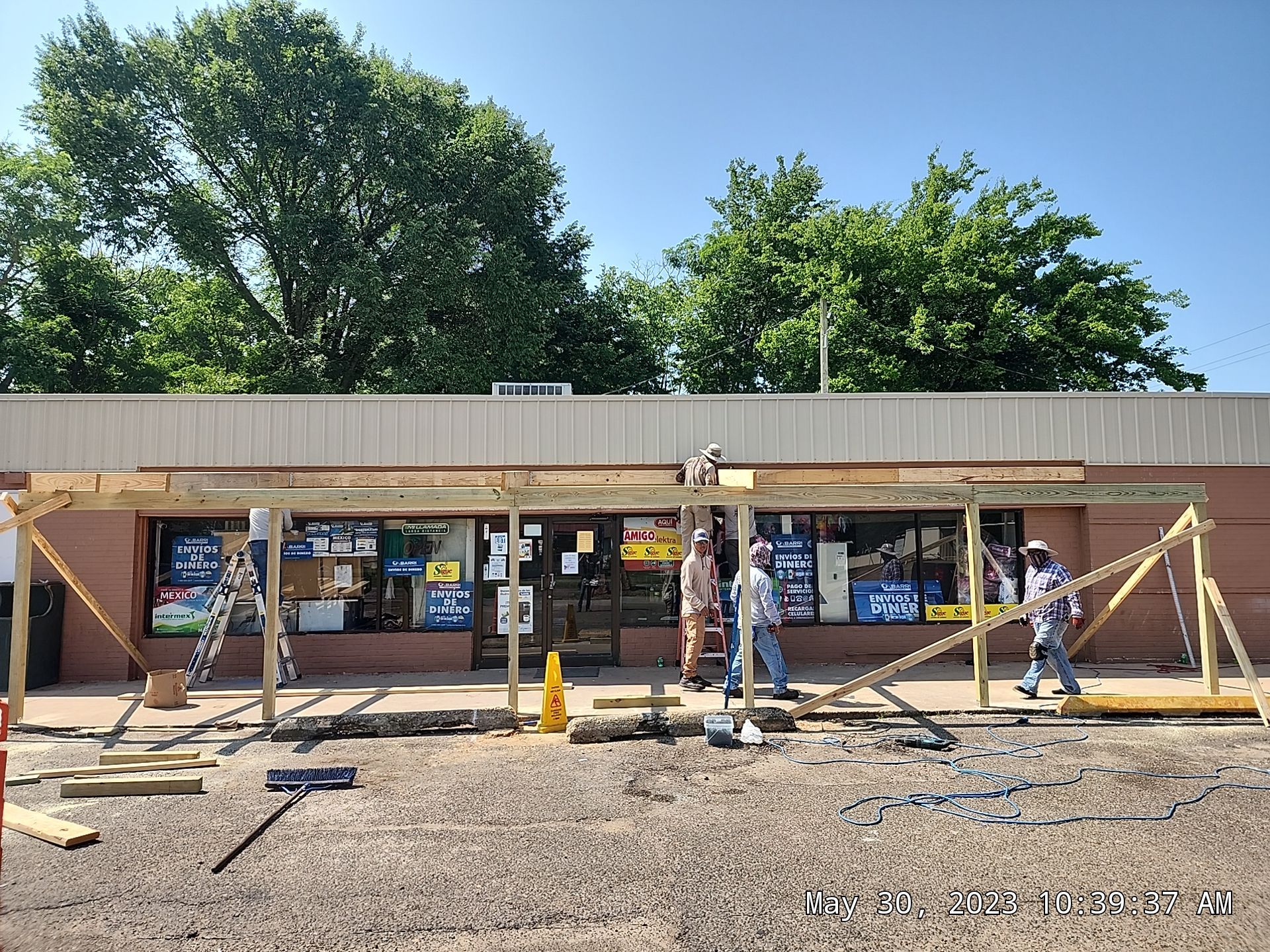 Store Building in Hope by Hostetler Roofing