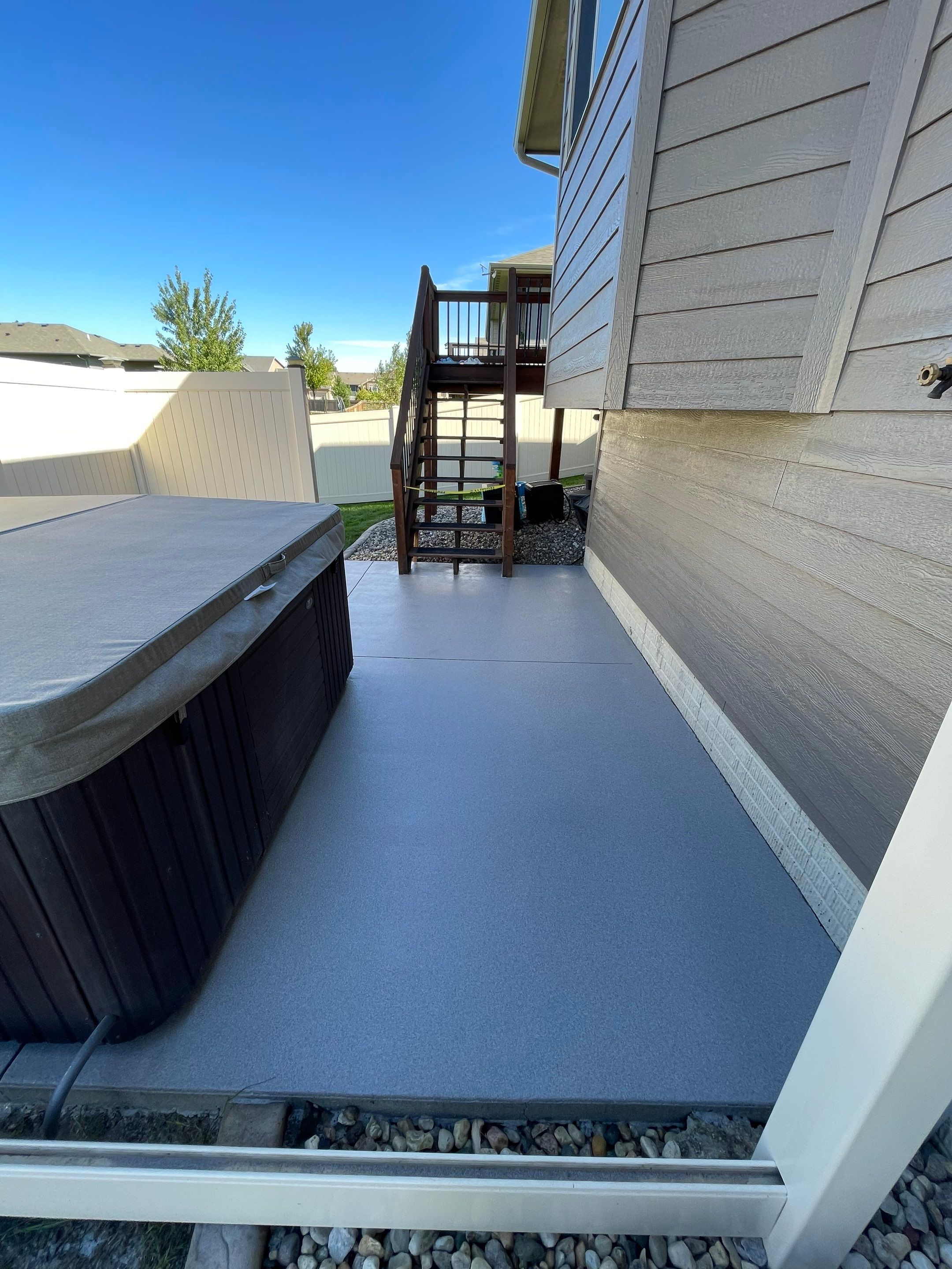 Garage and Patio Concrete Coatings in Sioux Falls by Select Painting, Coatings & Garage Cabinets