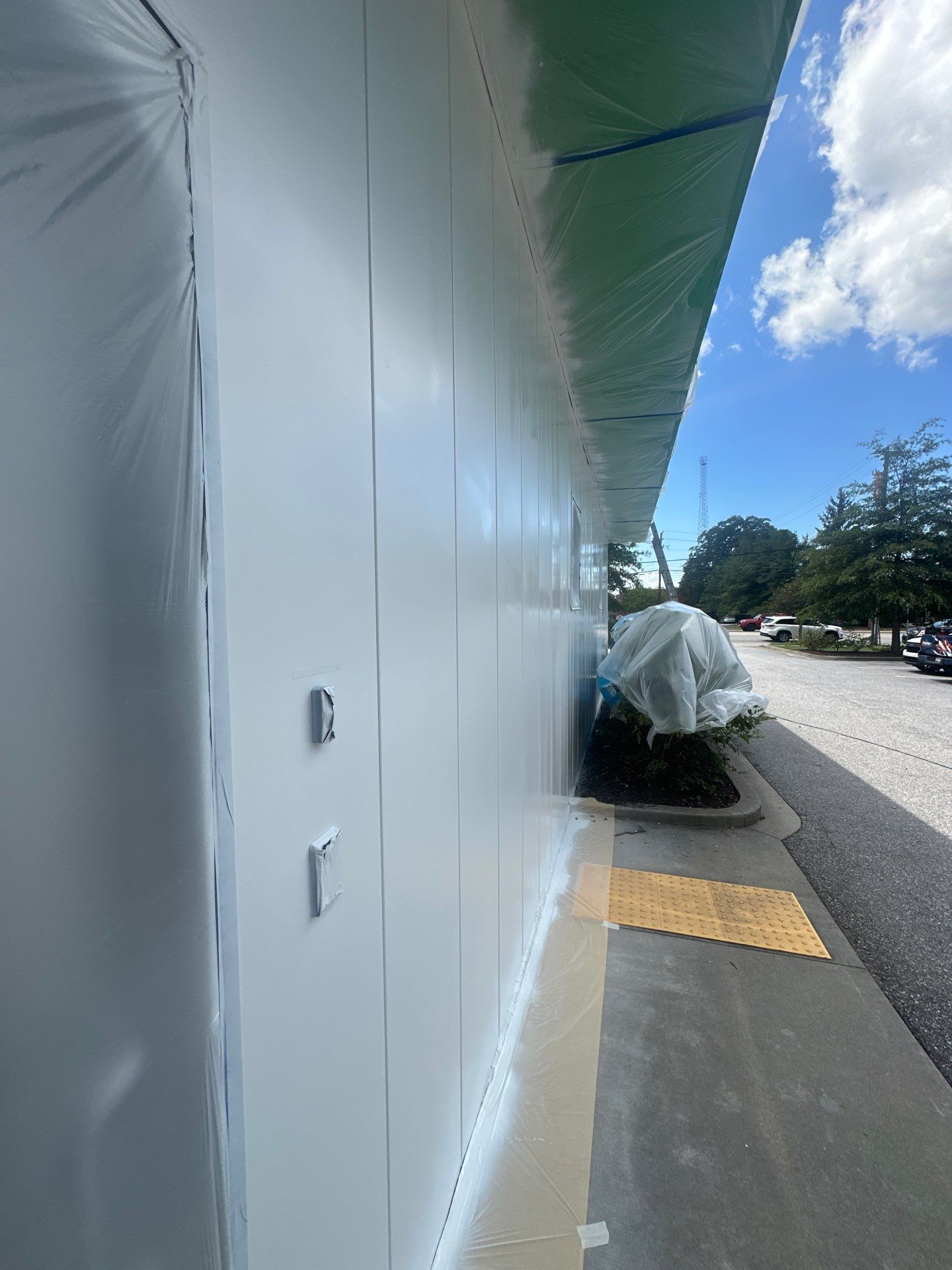 Commercial Exterior Painting for Greenville Parking Services Facility by Painter1