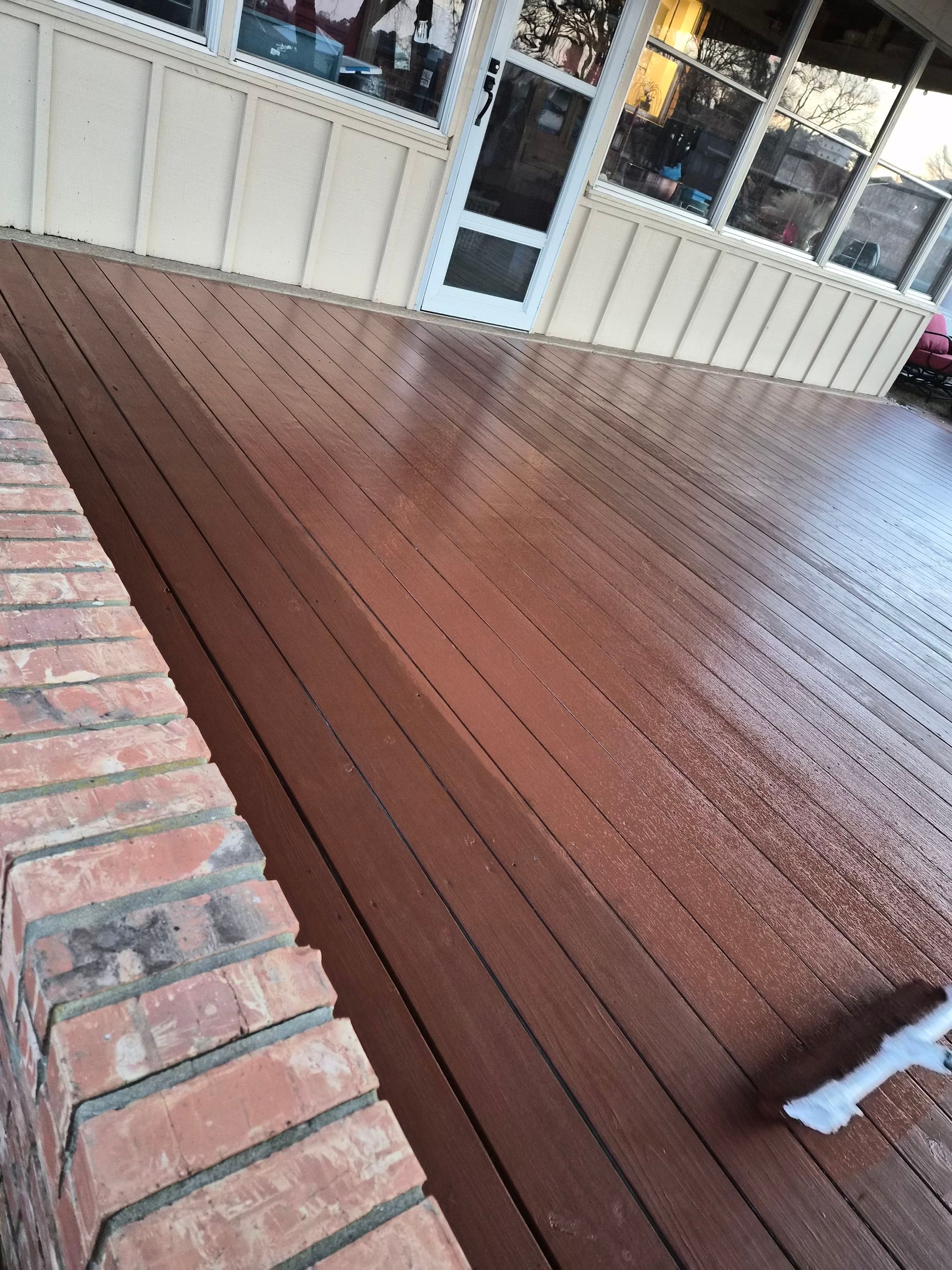 Exterior Painting & Deck Restoration in Chandler, TX by Quality Coats Painting