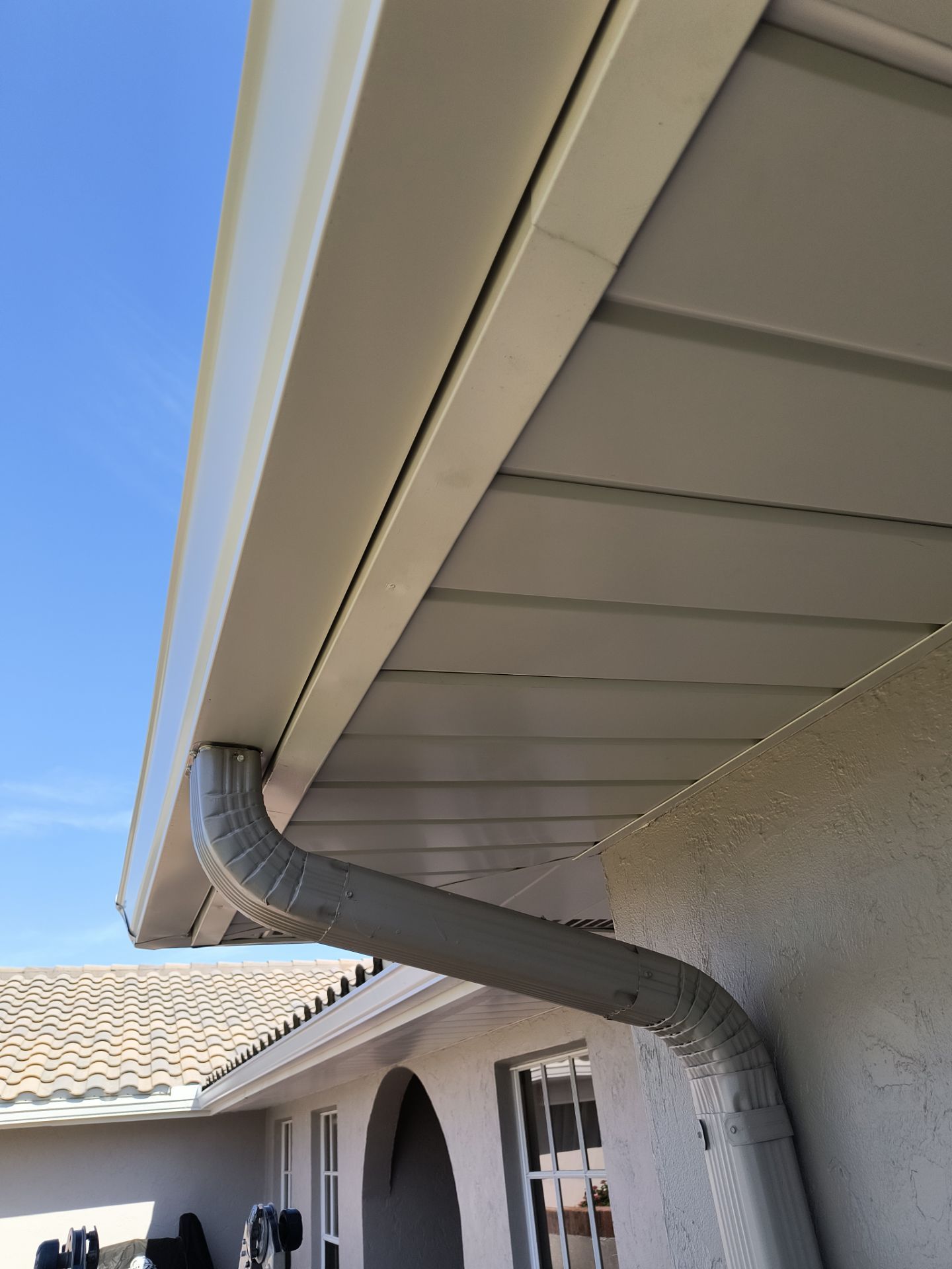 Fascia and Soffit Repair with New Gutters  by Gutter Professors