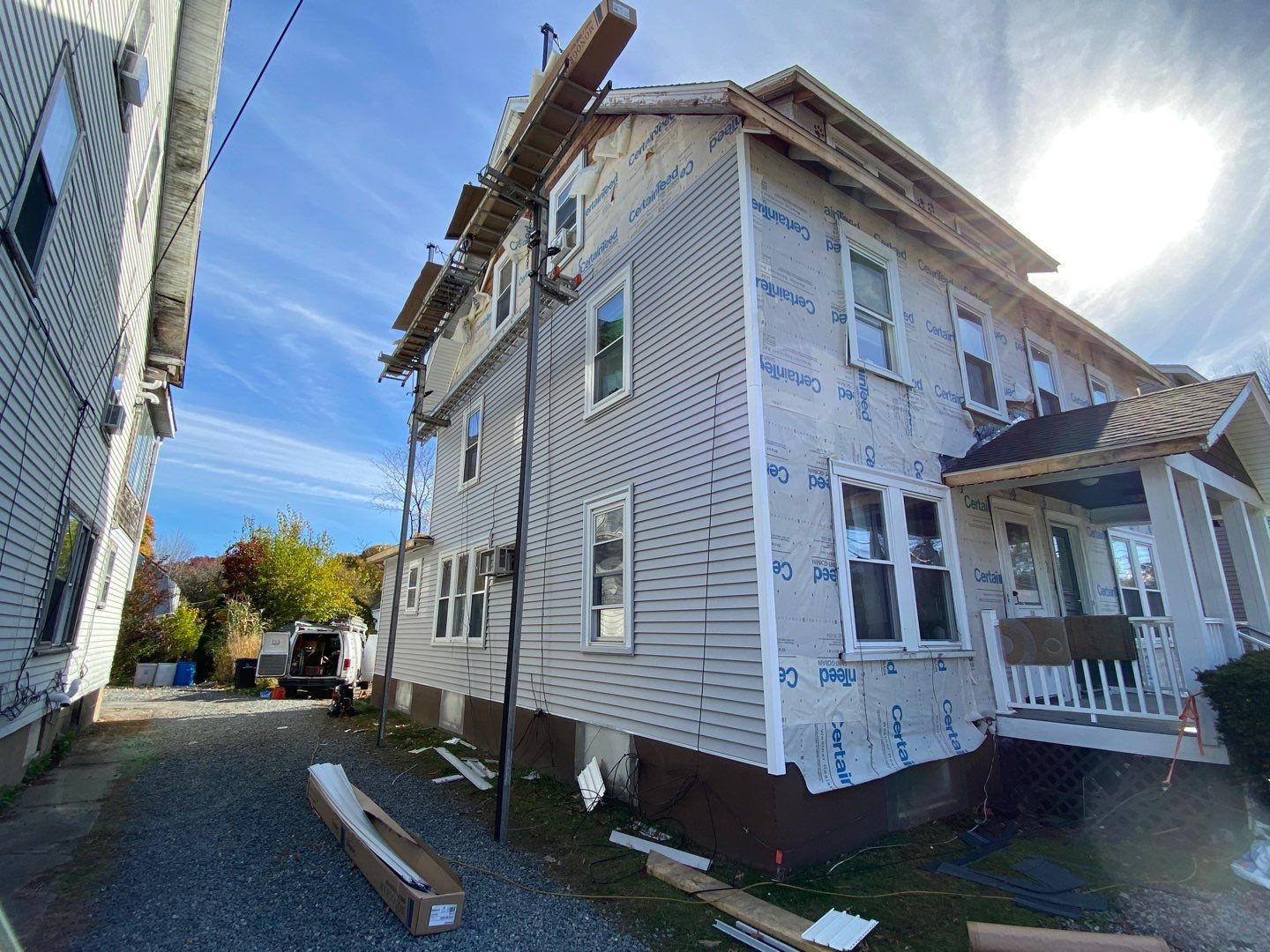 Residential Roofing Installation using GAF Timberline HDZ by Sensible Home Solutions