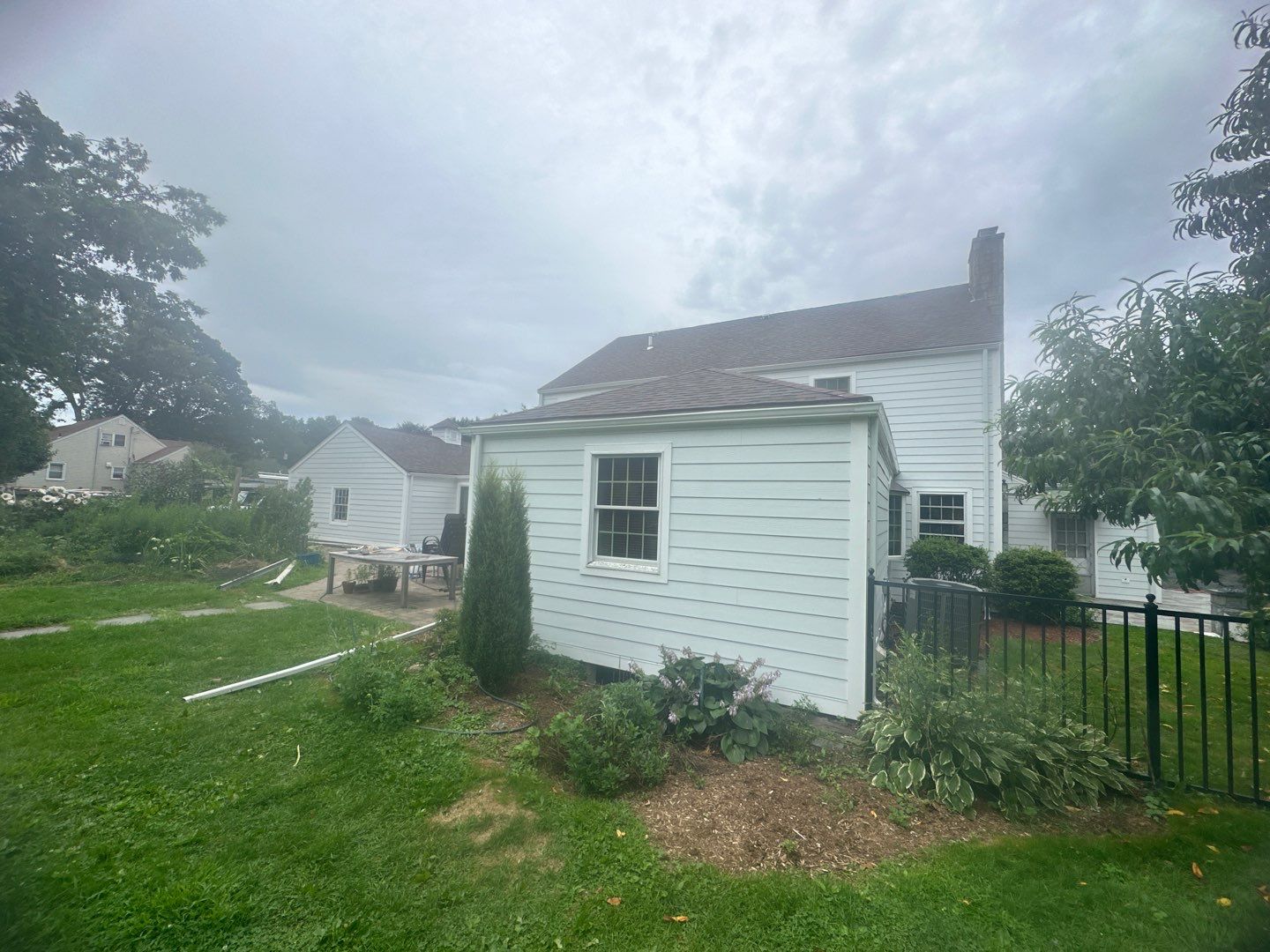 Siding Installation using Hardie Plank Artic white by A Plus Exterior