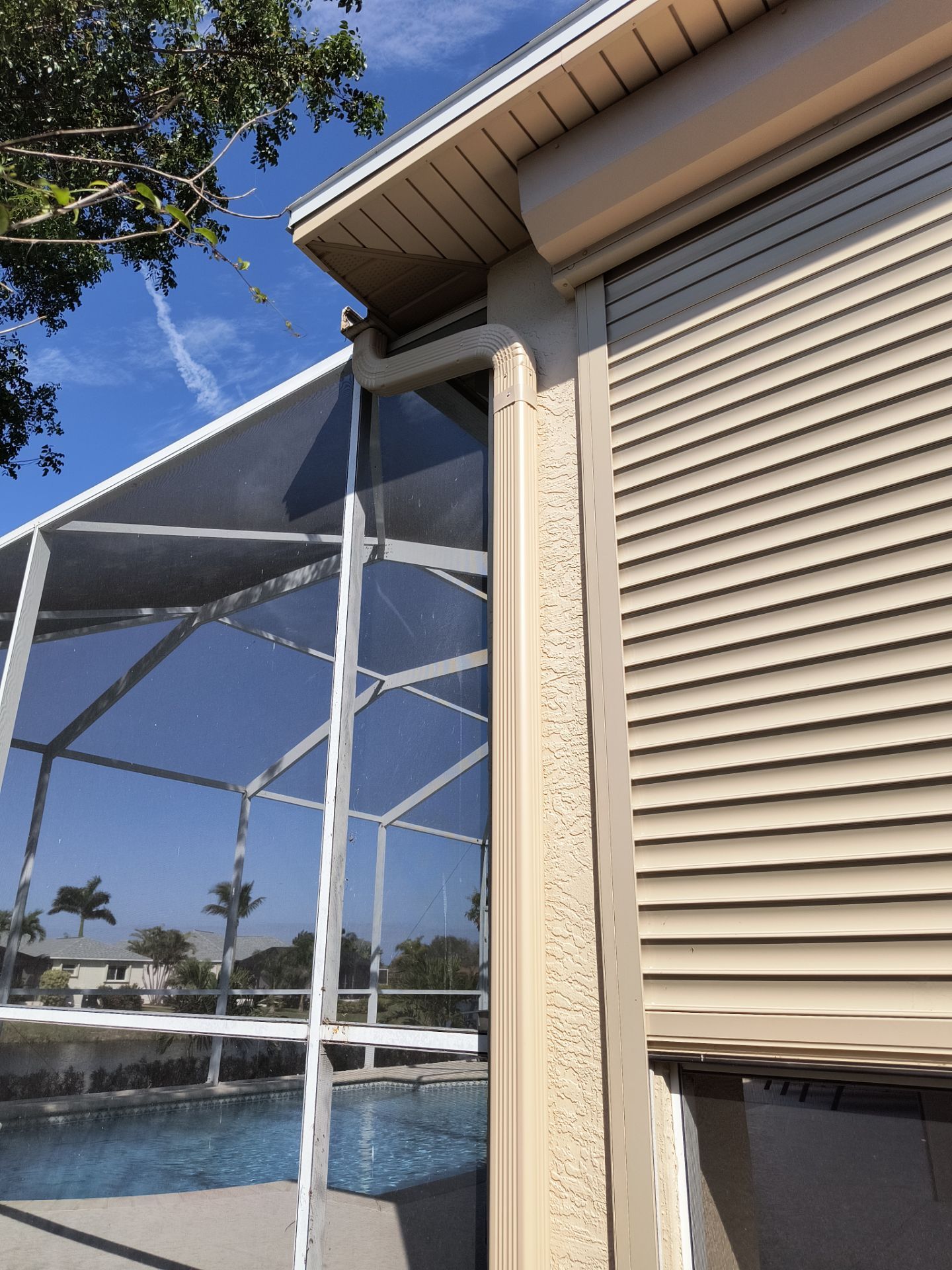 Cameo New Gutters and Soffit Installation FL by Gutter Professors