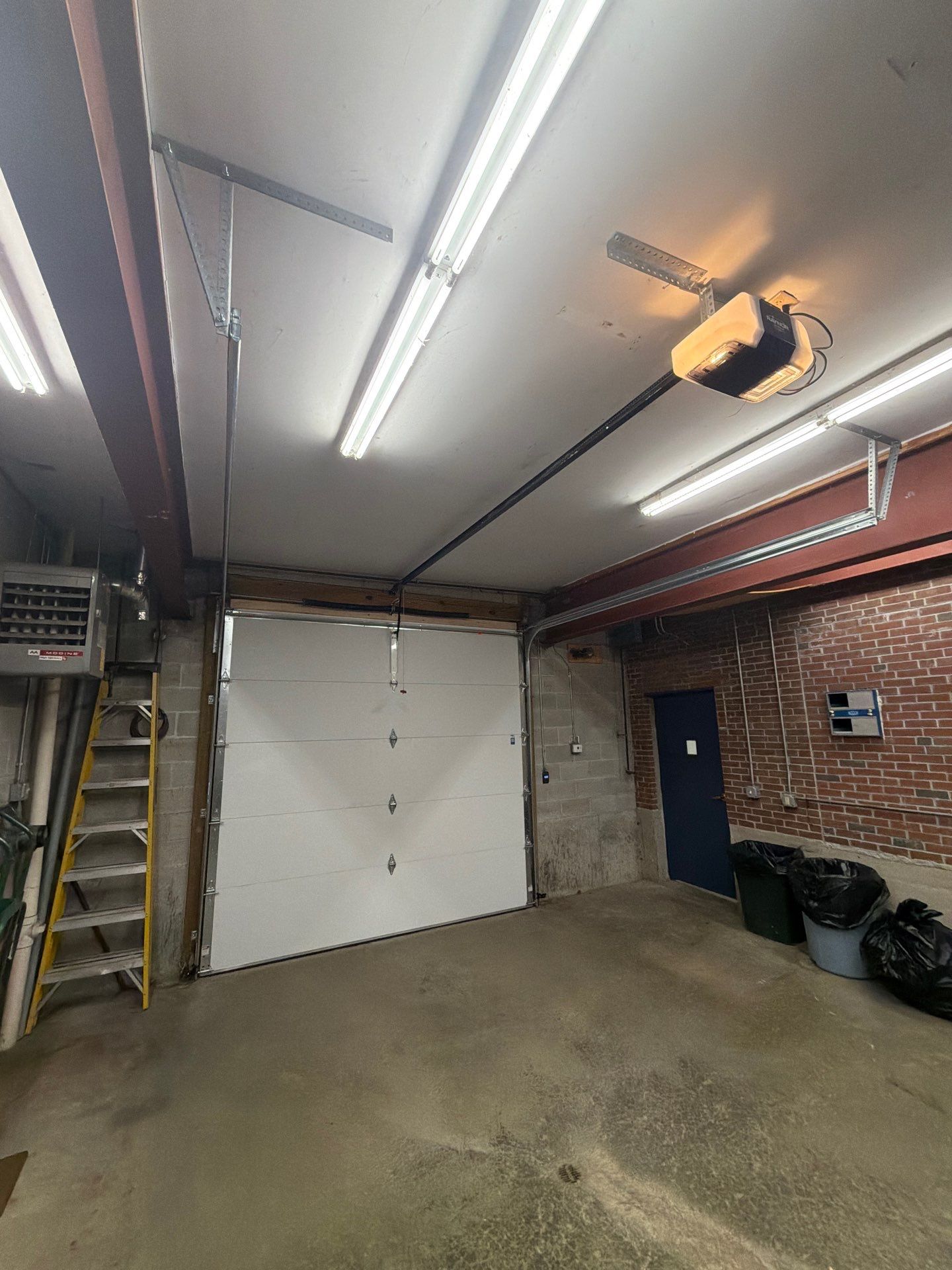 Commercial Door Installation using Raynor Encore Garage Door by Keene Door