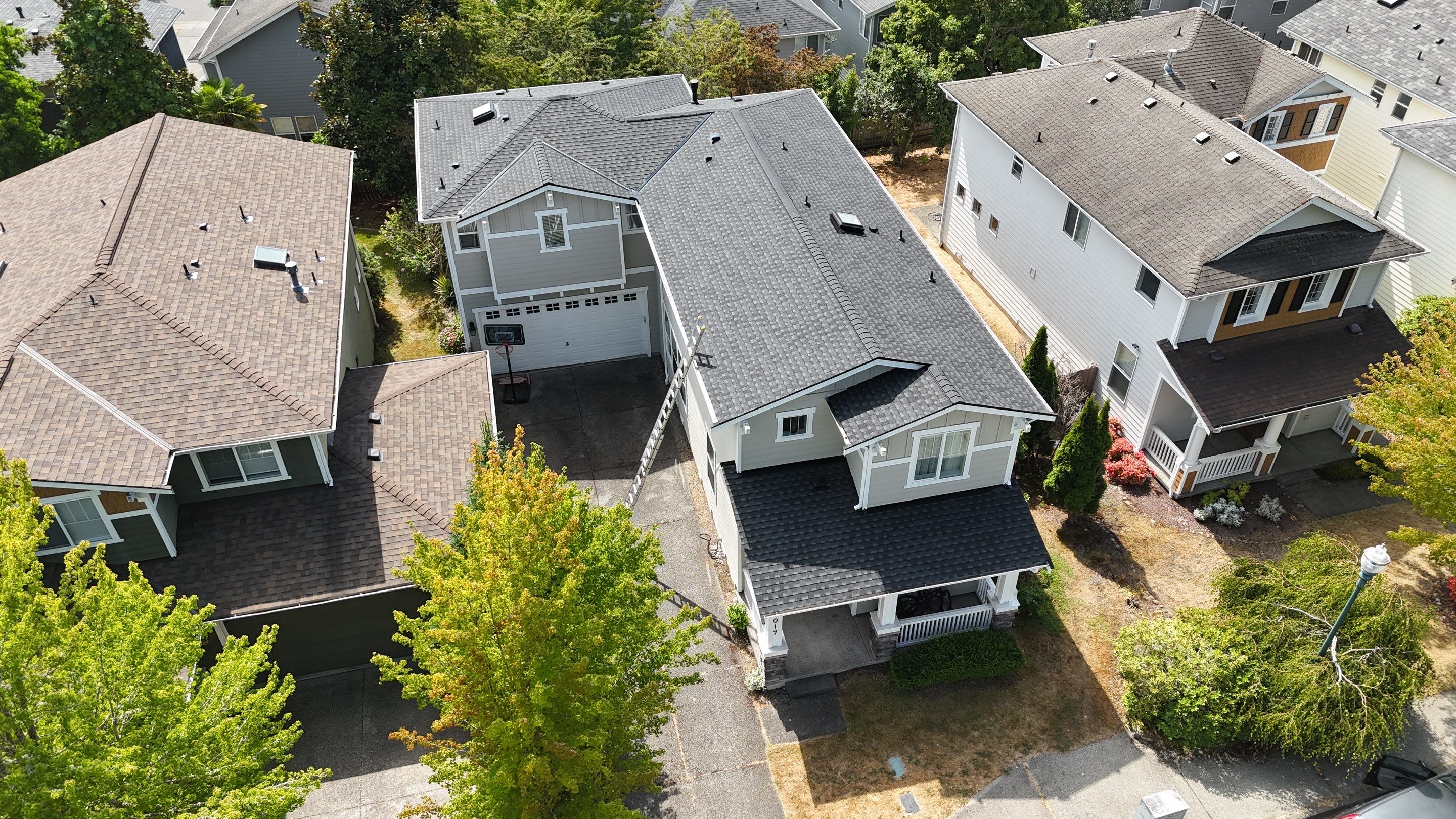 Residential Roofing Installation using GAF HDZ Shingles by Roofing Formula LLC