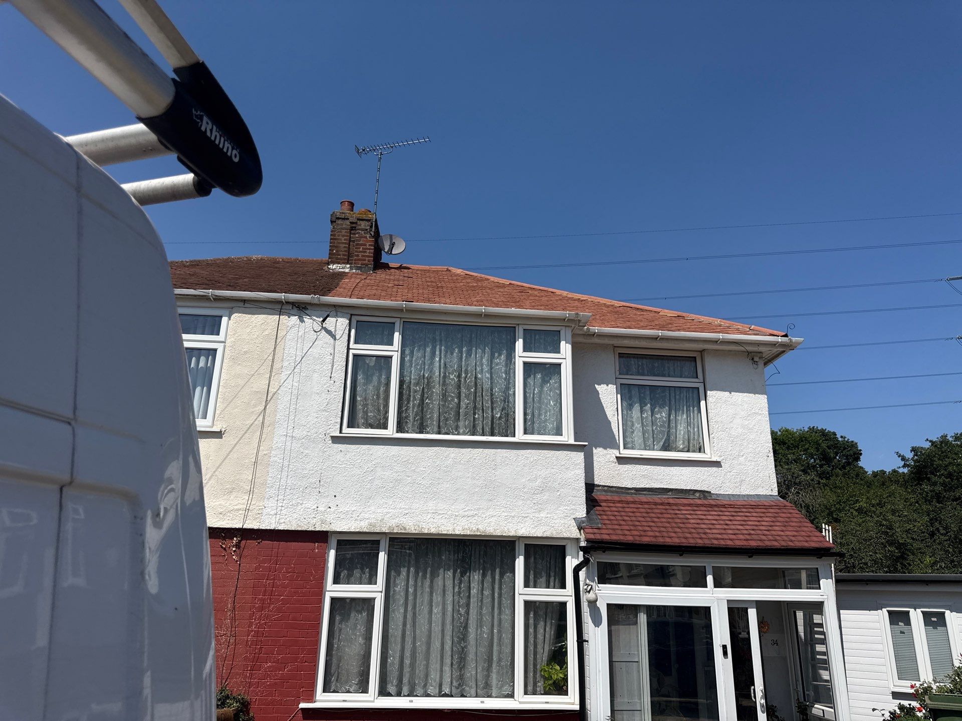 Residential Roof Cleaning and Moss Removal in Worcester Park by Ges Exterior Cleaning ltd