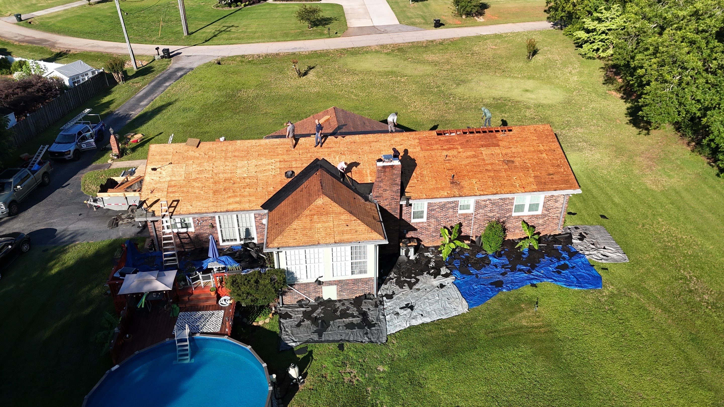 29-Gauge Metal Roof Installation in Piedmont, SC | Gallery Blue Tuff Rib Steel Roofing by Roofers LLC