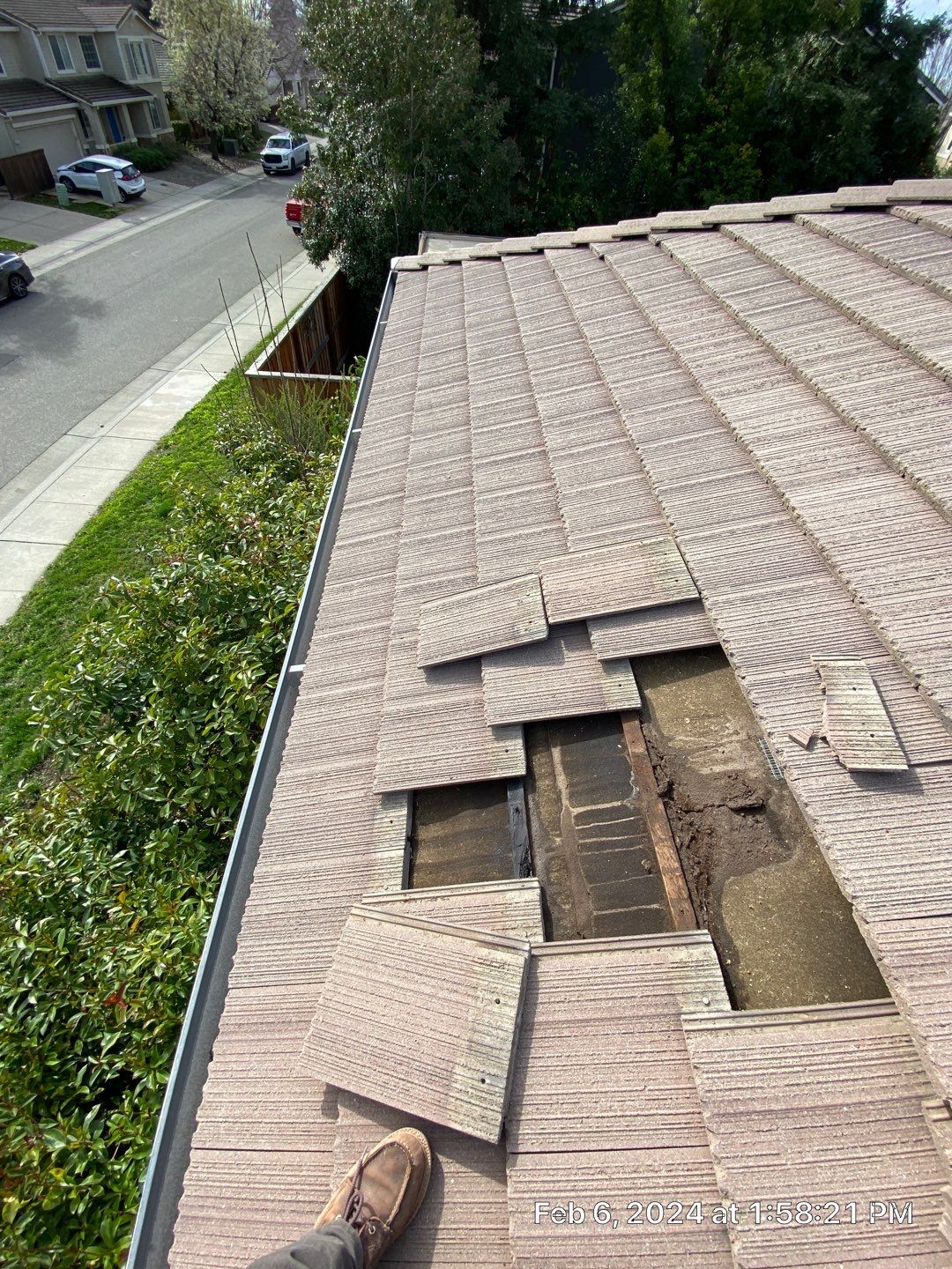 Tile Roof Repair by Grandmark Service Company