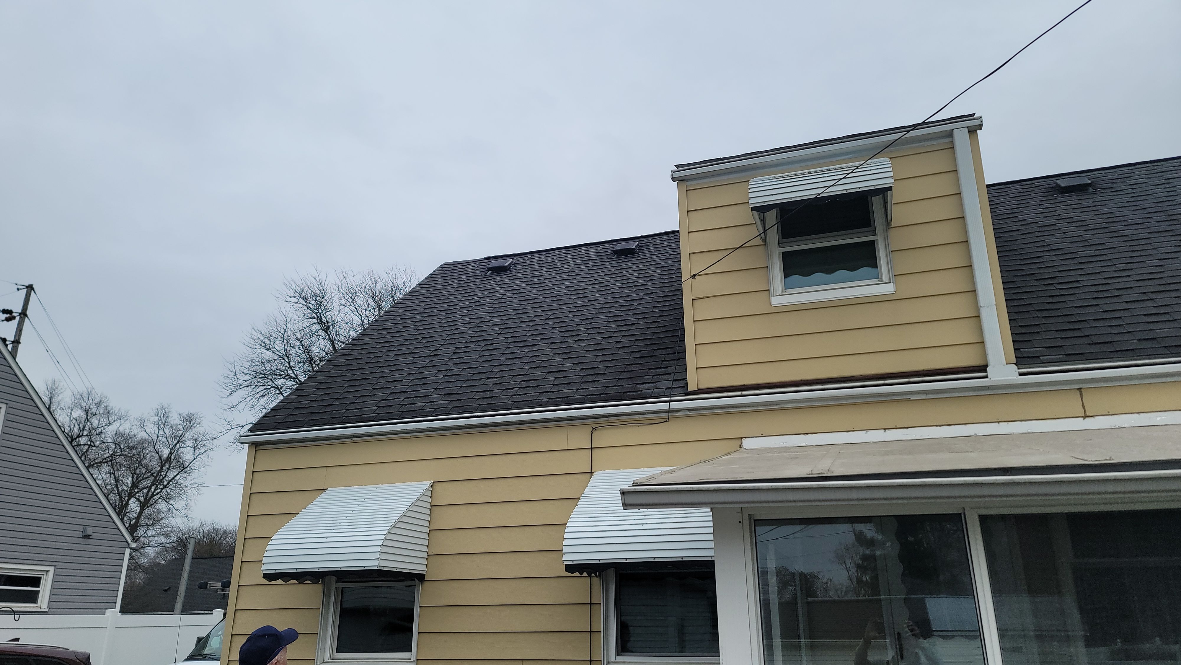 Atlas Pinnacle, Color, Black Shadow, Drip Edge, Color, White by Eagle Eye Roofing