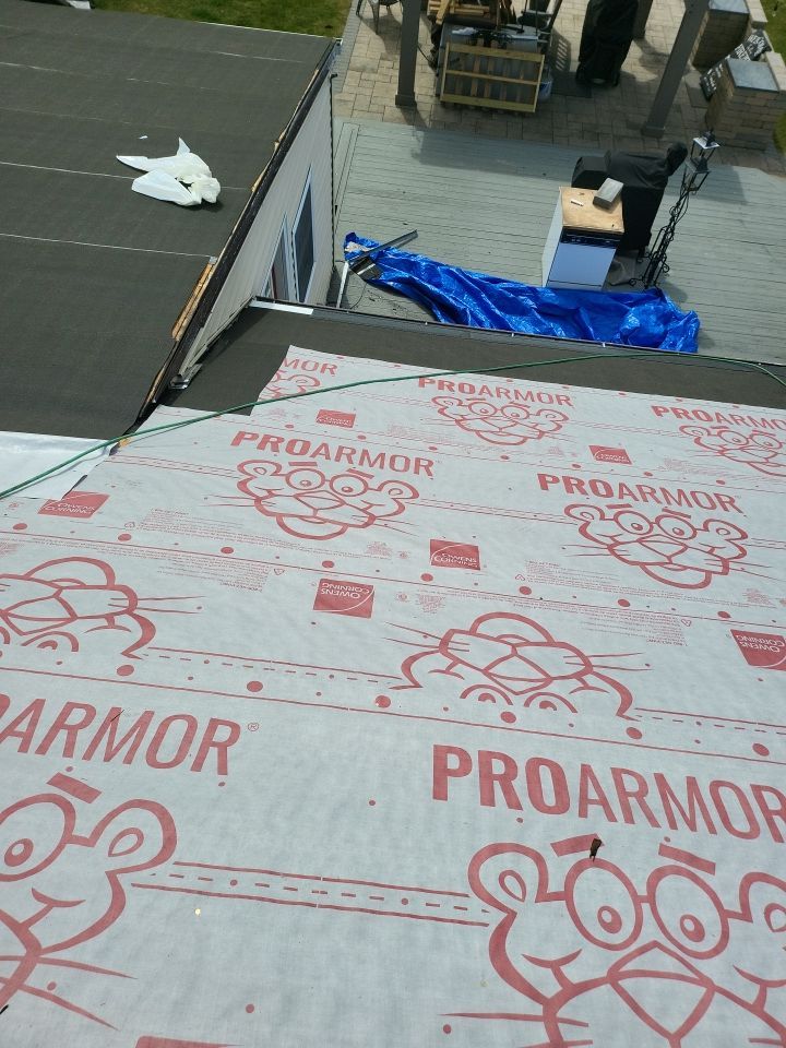 Residential Roofing Installation using Owens Corning TruDefinition - Williamsburg Gray by A Plus Exterior