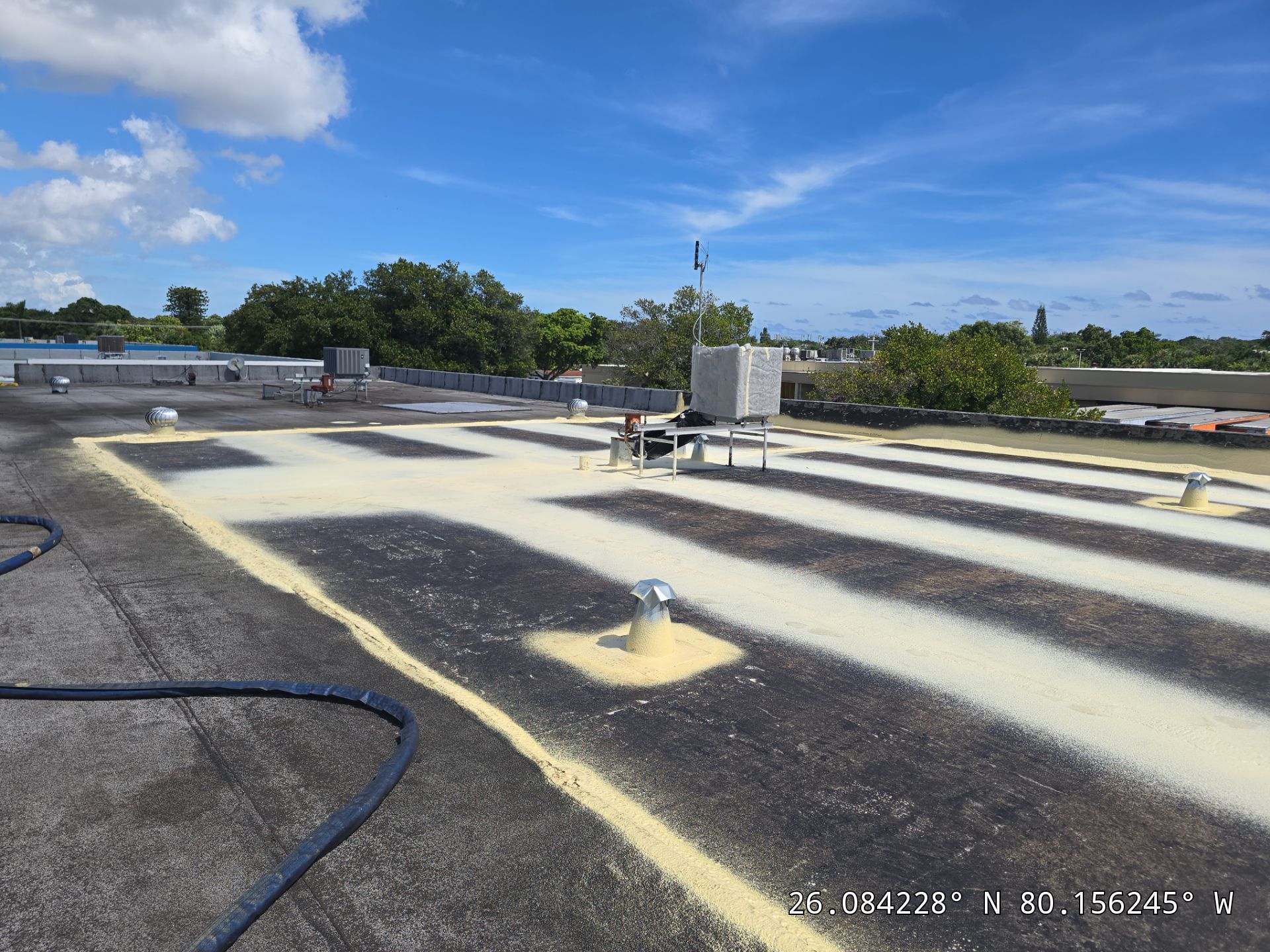 Commercial Roof Restoration and Spray Foam Insulation in Fort Lauderdale by Roof King LLC