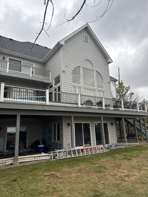 LP SmartSide siding install in McHenry, IL — After