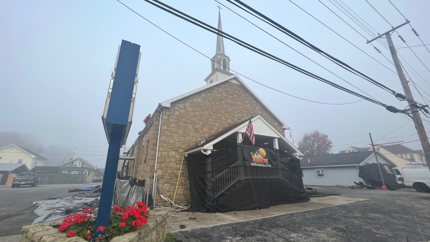 Commercial Roofing Installation using Performance Shingles by Mr. Roofer