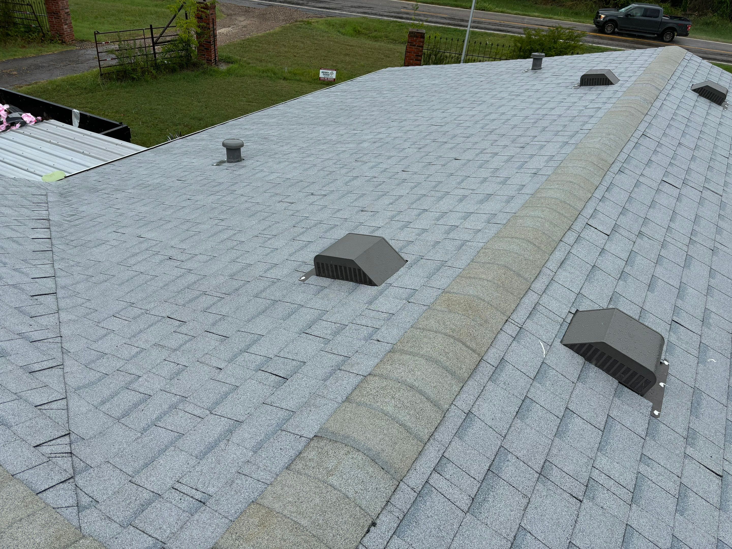 Reroof For Retired Vet by Berry Good Roofing