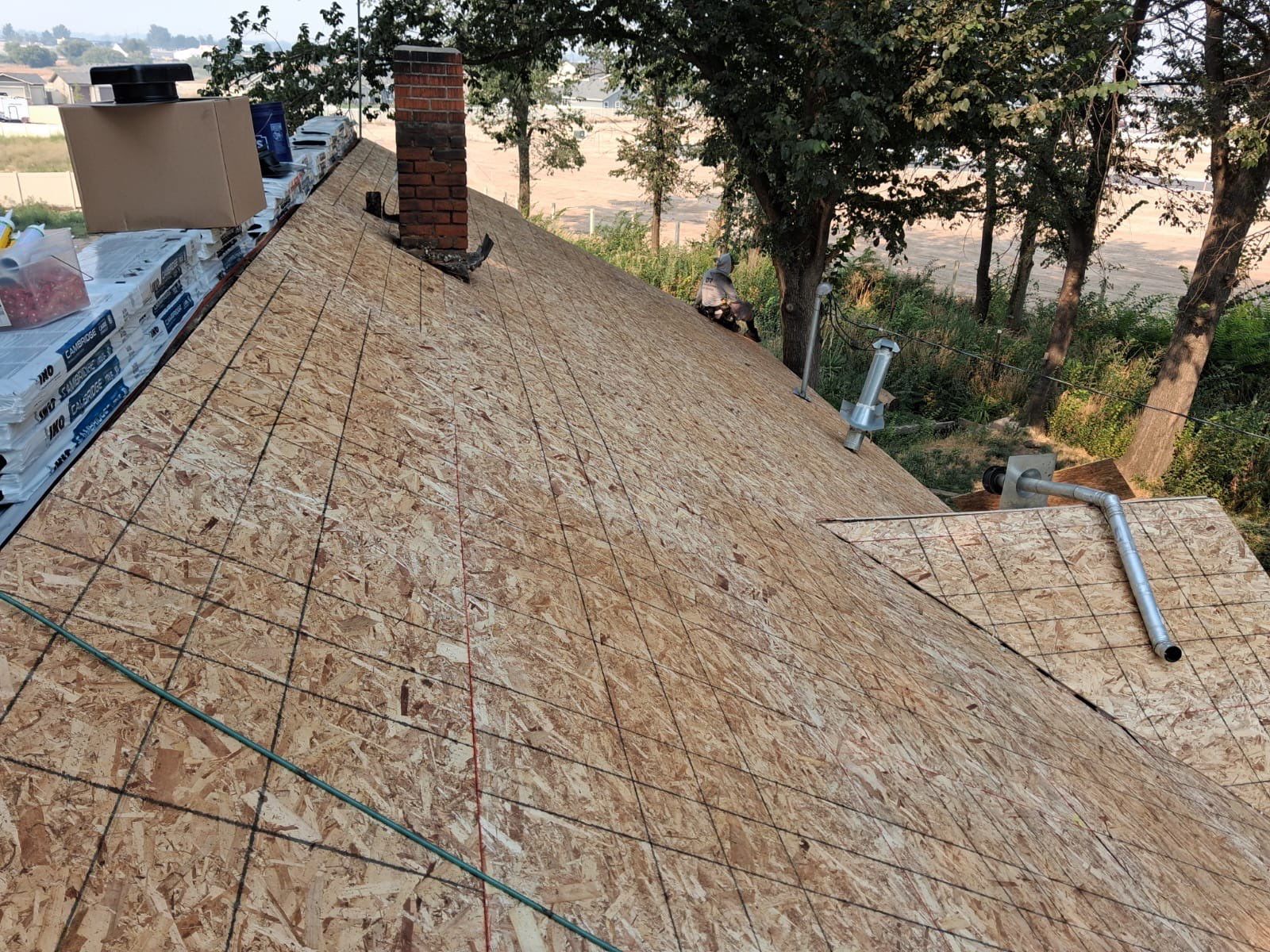 Full Residential Roof Replacement with New OSB Sheathing in Nampa by Olive Roofing