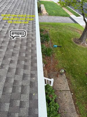 New gutter cover