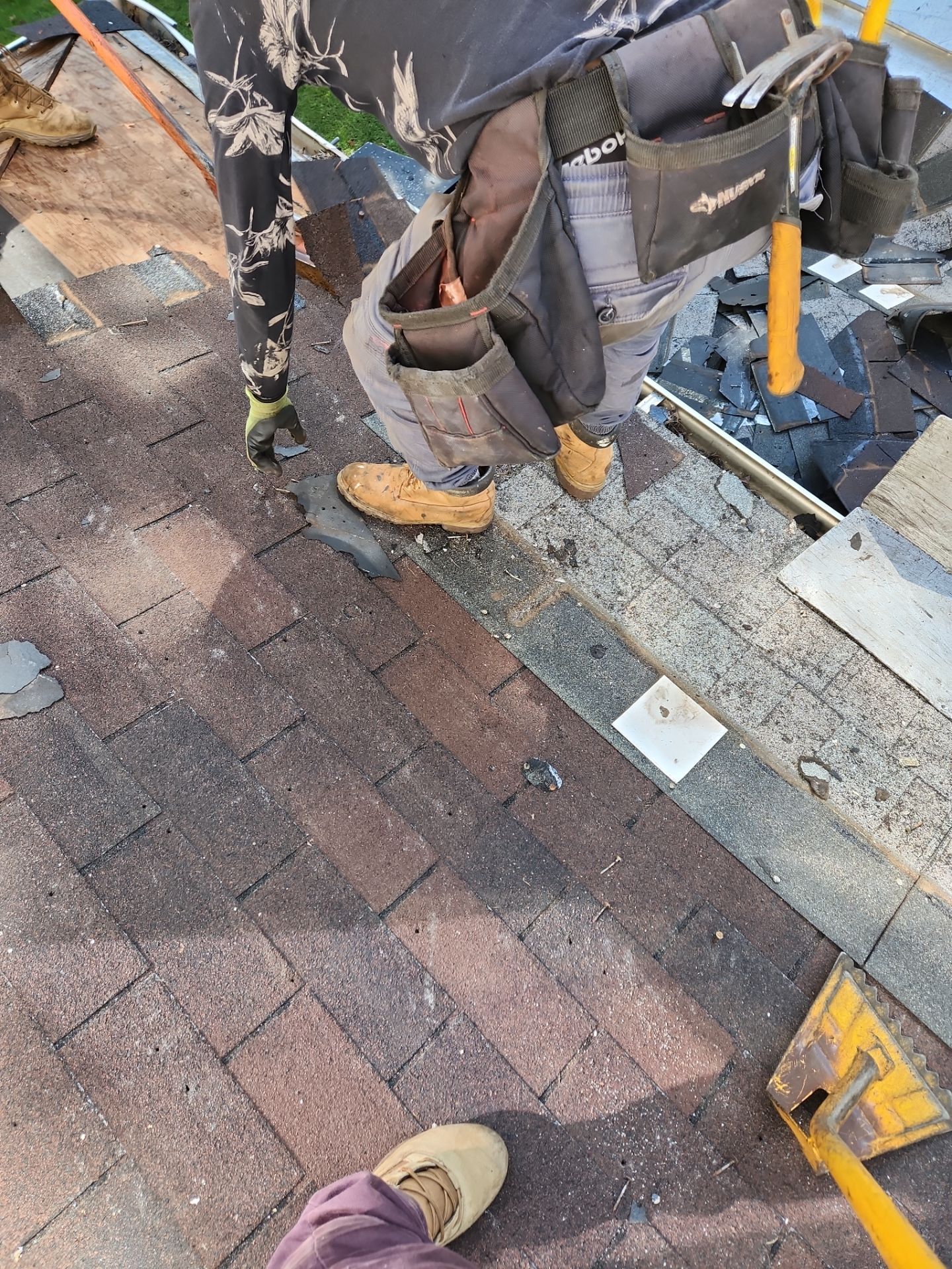 Residential Roofing Installation using Owens Corning TruDefinition Duration AR - Onyx Black by A Plus Exterior