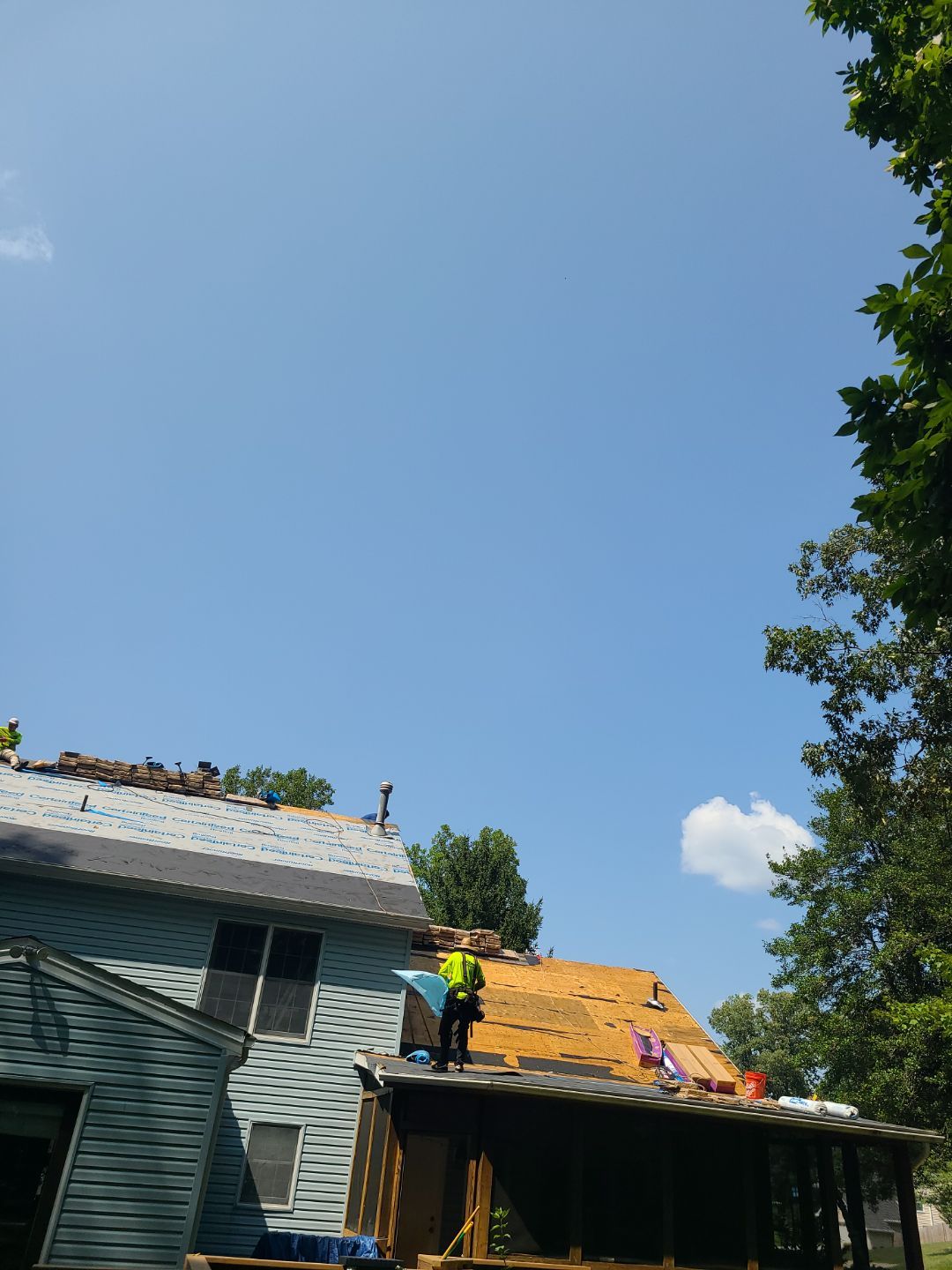 Burke: Residential Roof Replacement with CertainTeed Landmark Pro Designer Shingles in Max Def Driftwood by RM Banning, Inc.