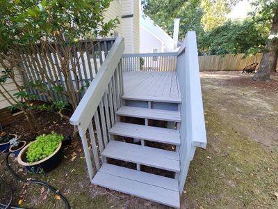 Wood Deck using Wood Stain