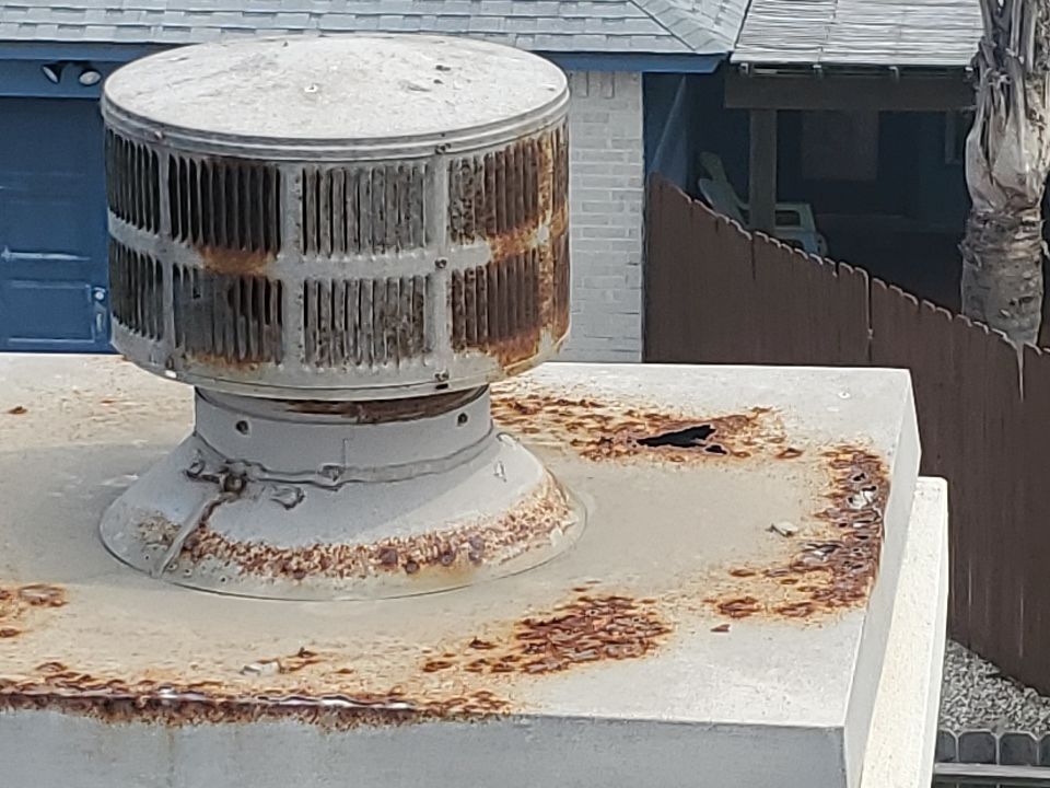 Chimney Cap & Chase Replacement using Custom Fabricated Stainless Steel by Lighthouse Roofing