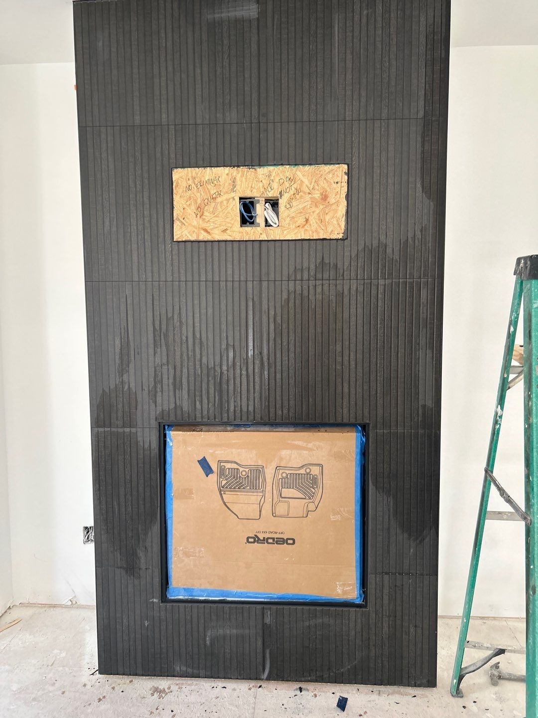 Tile floors, walls, showers, and accent wall for bathrooms  by Footprints Floors of Nashville