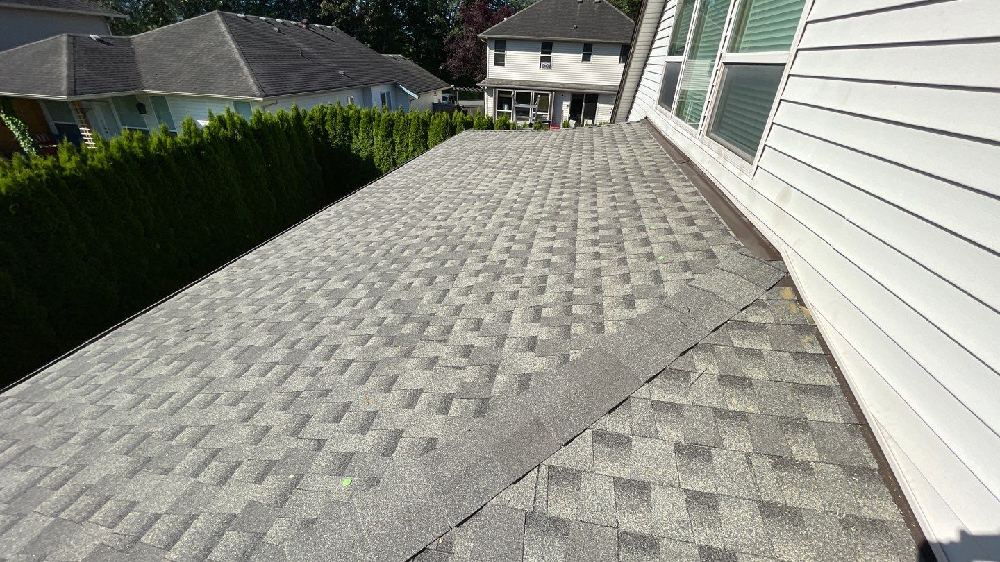 Residential Re-Roof using GAF weathered wood HDZ shingles by Top Notch Roofing Inc