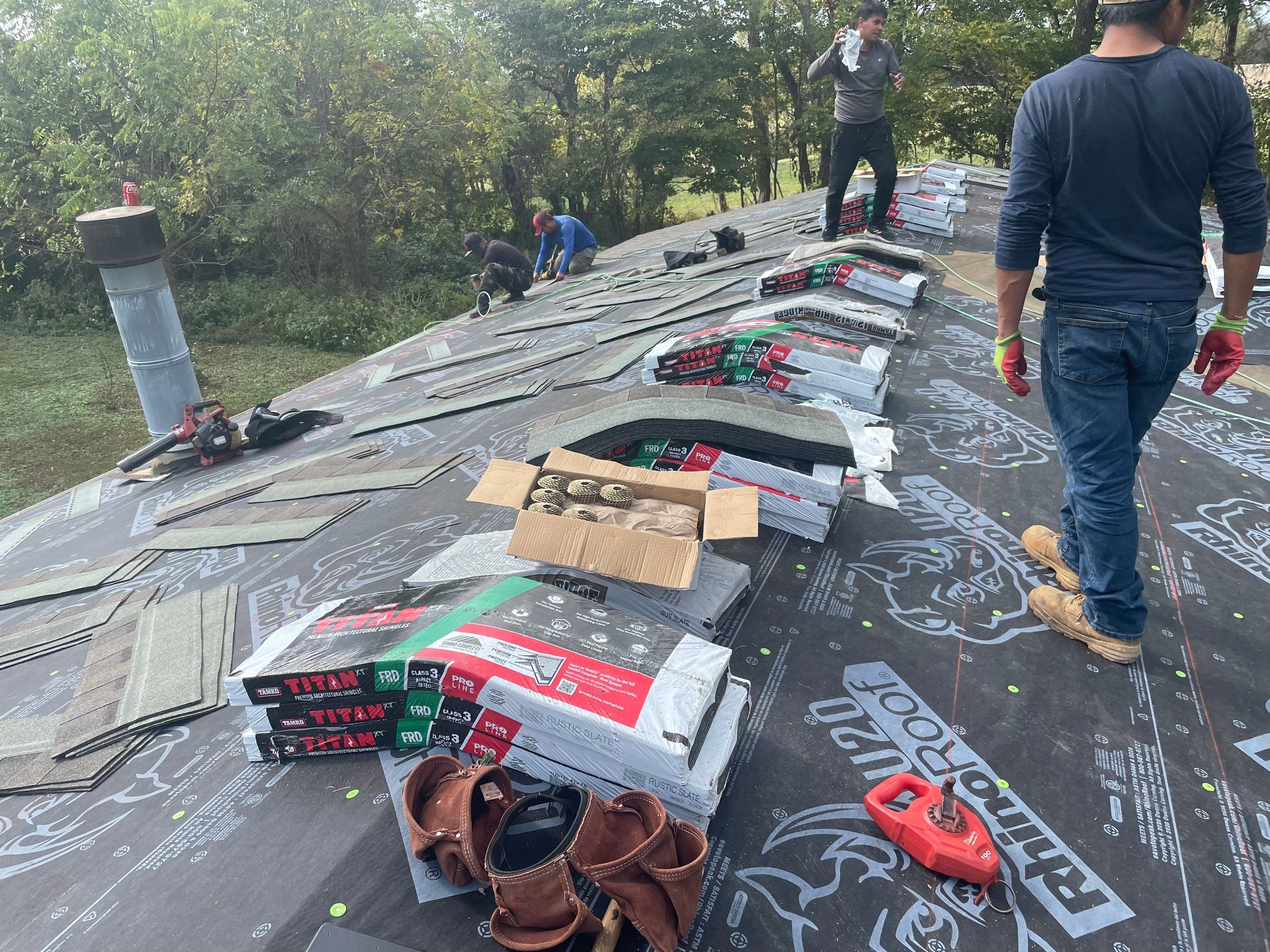 Residential Roofing Installation using Tamko Titan  by Storm Contracting 