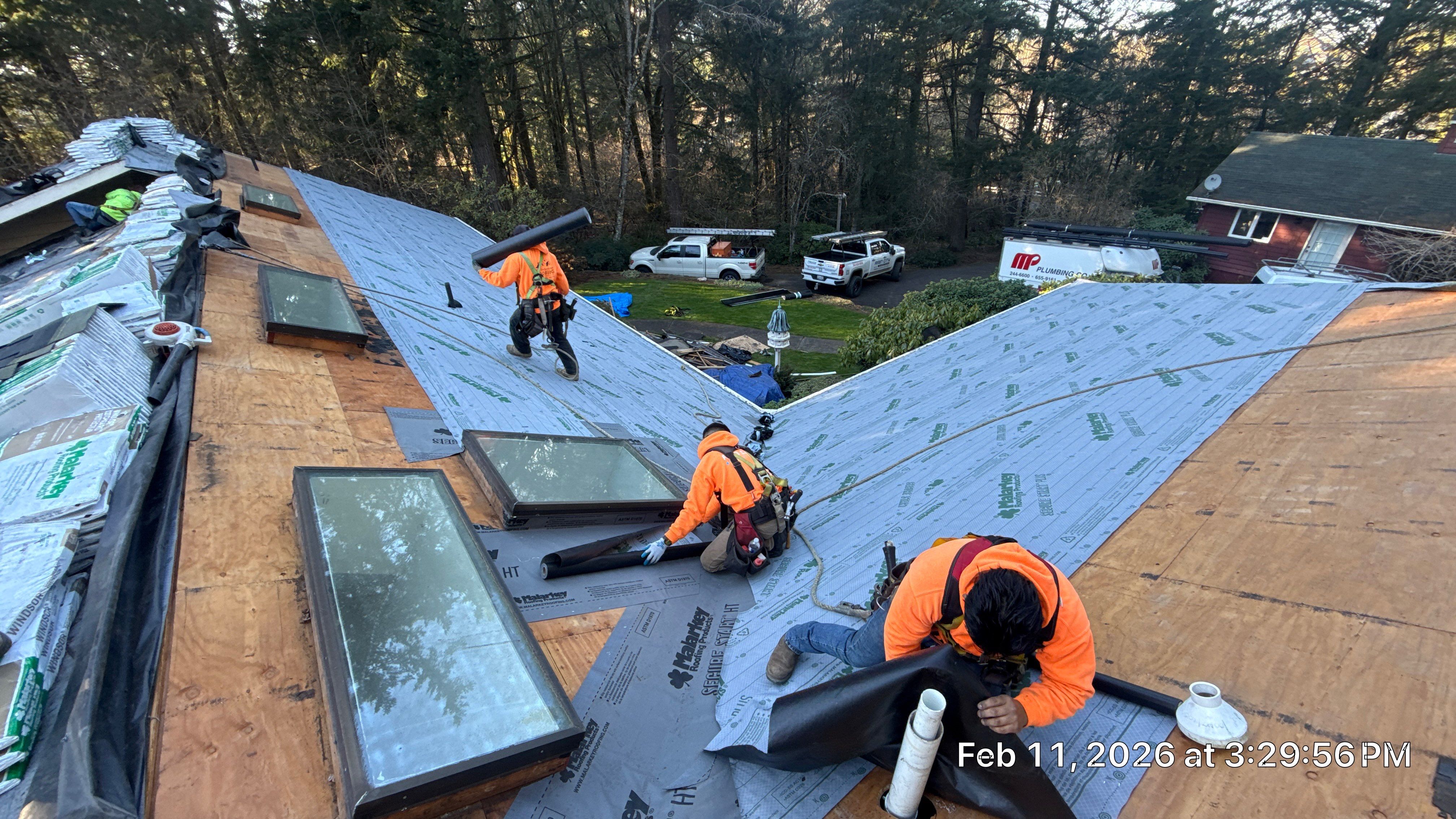 Project in Happy Valley, OR by Rain City Roofers