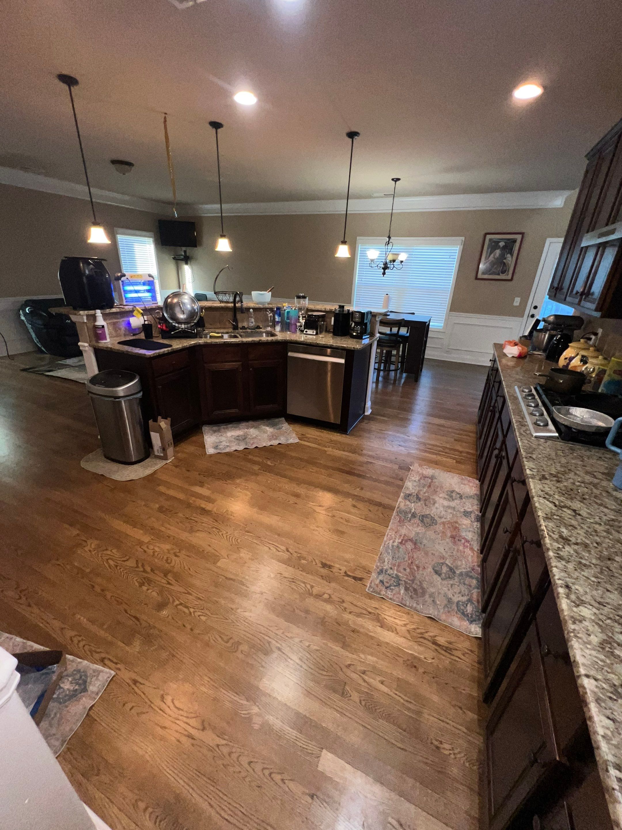 Multi-Room Interior Renovation and LVP Flooring Installation in Atlanta by Swift Home Renovations 