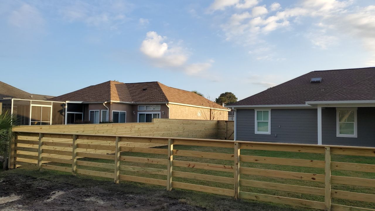 You can never go wrong with Horizontal by Hip Square Fence Inc.