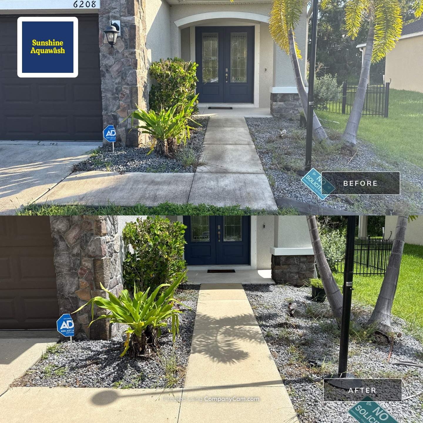 HOA-Required House Wash & Concrete Cleaning – Old Mill Preserve, Palmetto, FL by Sunshine AquaWash