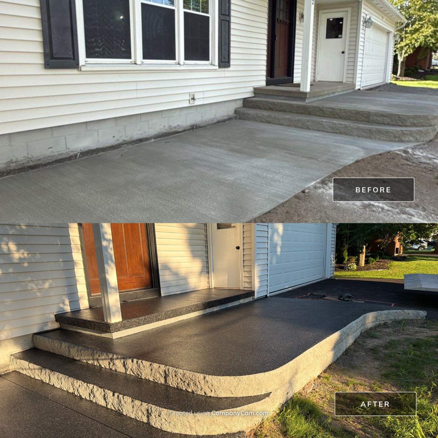 Vintage Galaxy Stoop Coating by NG Masonry & Construction LLC