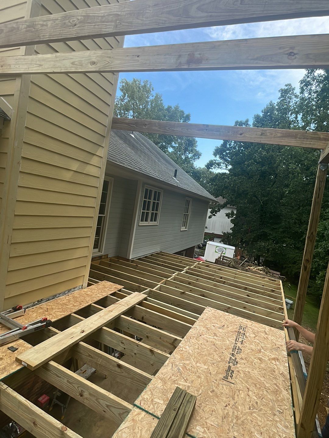 South Trace Lane - Deck Installation and Chimney Repair by Pillar and Pine