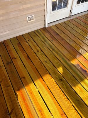 Deck using Wood Sealant