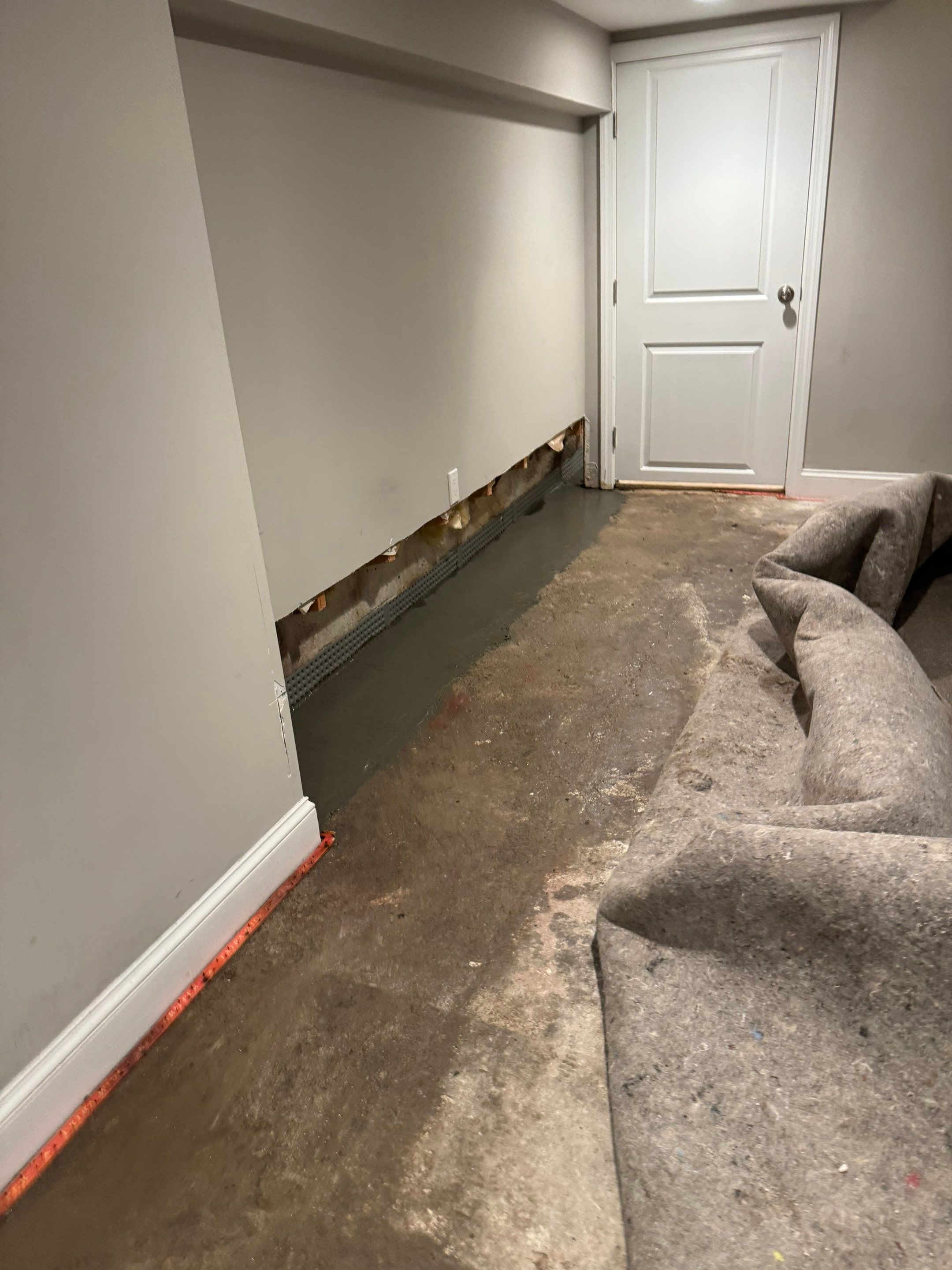 Interior French Drain Livingston NJ by Pure Service Pro, LLC 