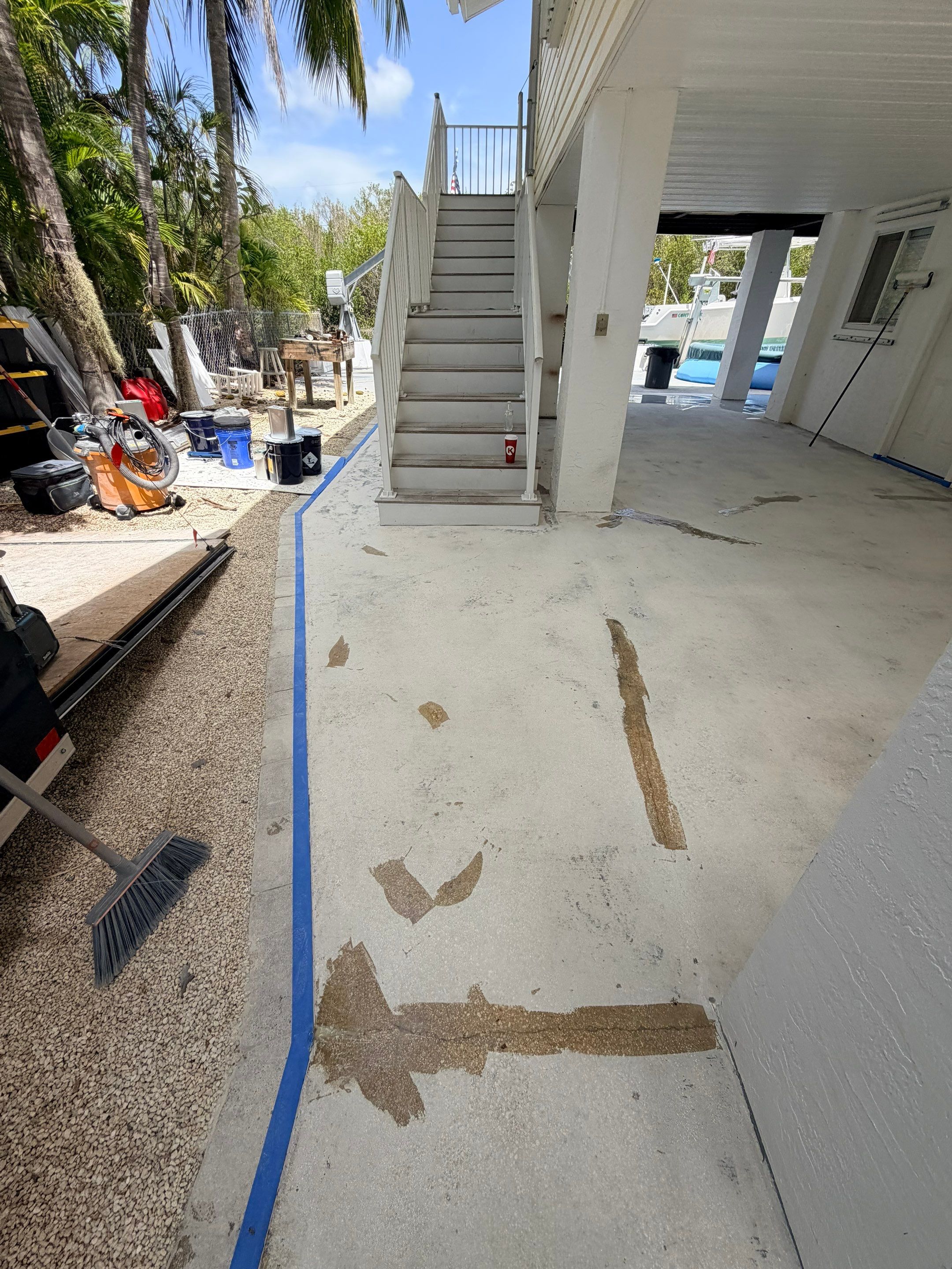 “Tidal Wave” Carport in Big Pine Key, FL by Tropical Epoxy Coatings & Creations LLC