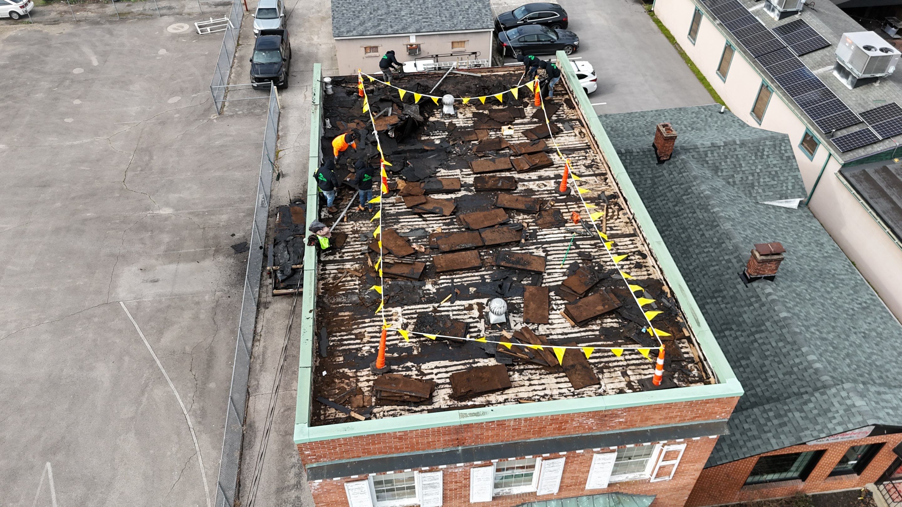 Flat Roof Replacement in Louisville, KY by GreenForce Restoration