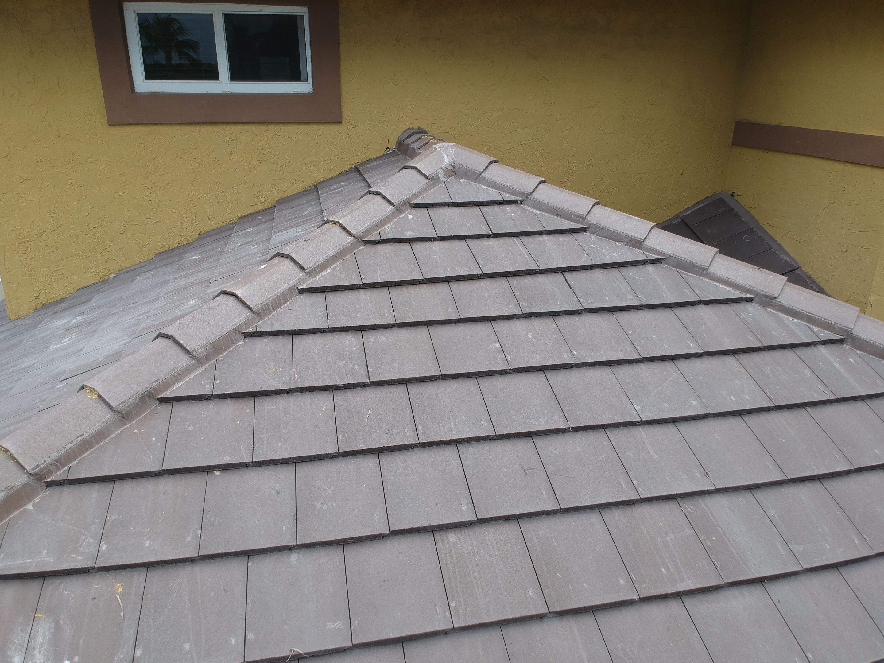 Residential Roofing Installation using Saxony 900 Slate by BLUES BROTHERS ROOFING
