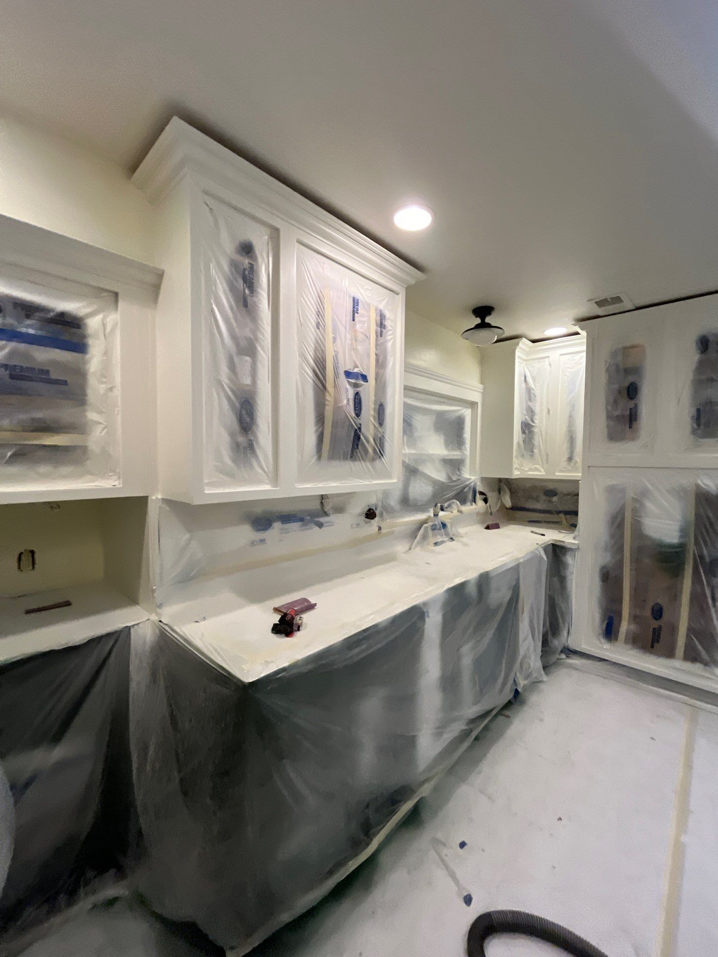Oakland Kitchen Renovation with Custom Cabinetry and Granite Countertops by Herrera’s Bay Area Painting inc.