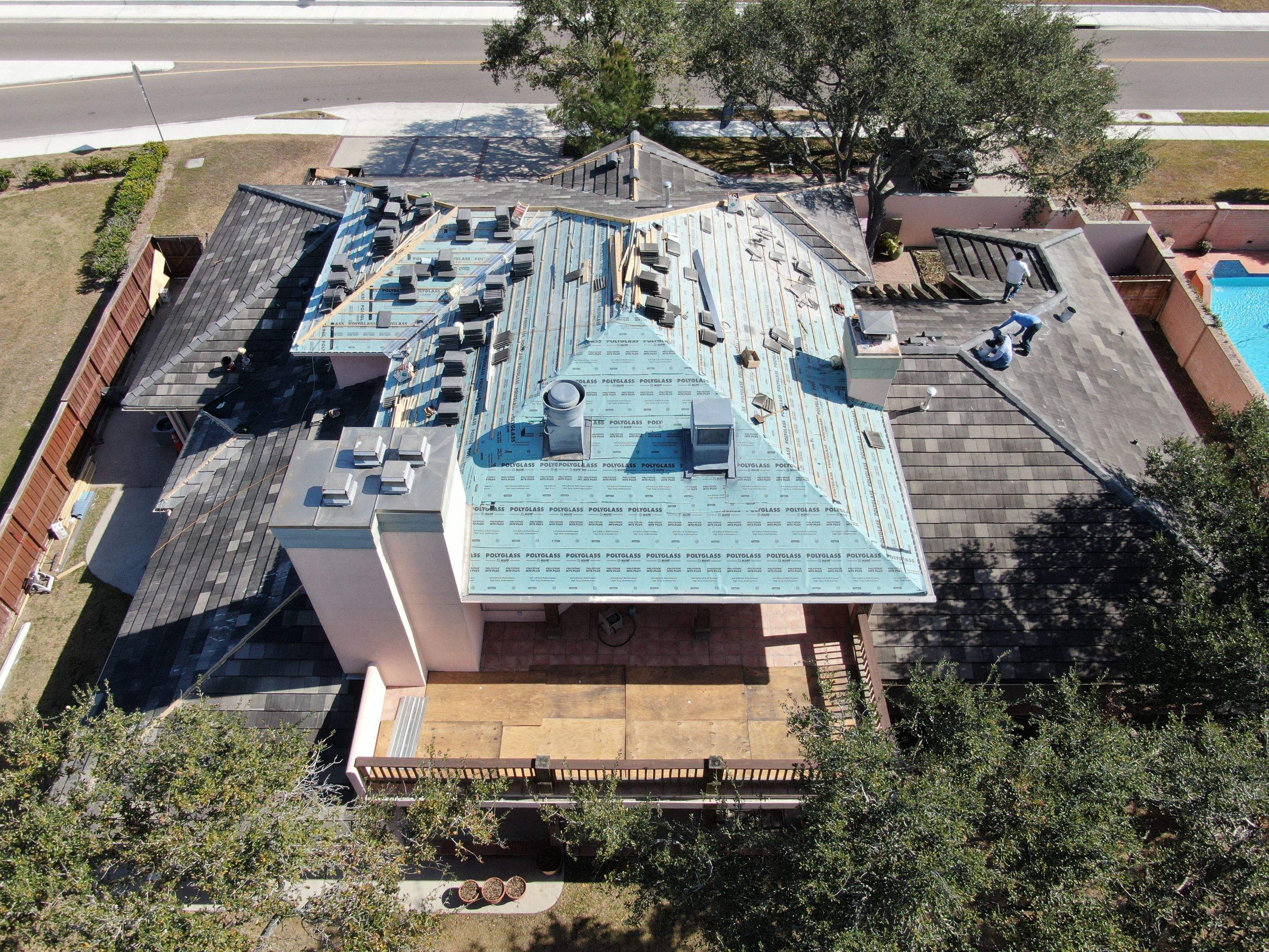 Golf Course Mansion on the Green, in the Heart Of Corpus Christi by Bayfront Roofing and Construction