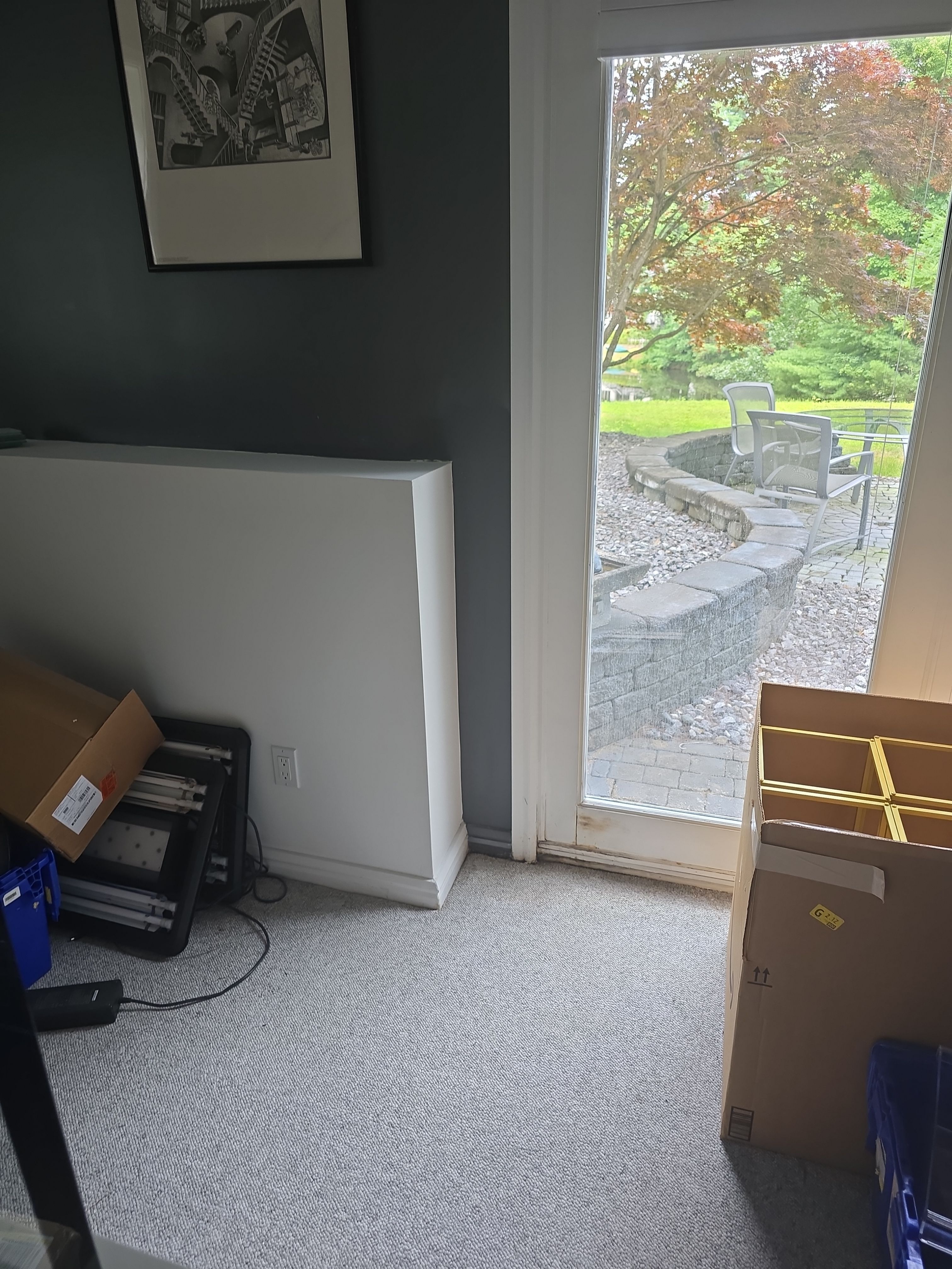 Bedford Residential Interior Painting and Ceiling Water Damage Repair by The Persnickety Painters