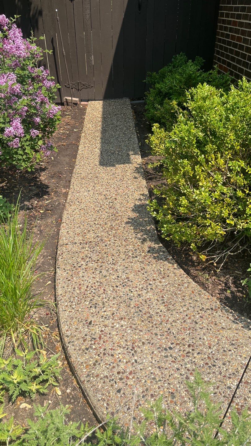 Northbrook, IL aggregate strip and re seal by Northern Power Washing LLC.