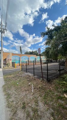 Bradenton, FL 5 ft. Tall Black 3-Rail Aluminum Fence
