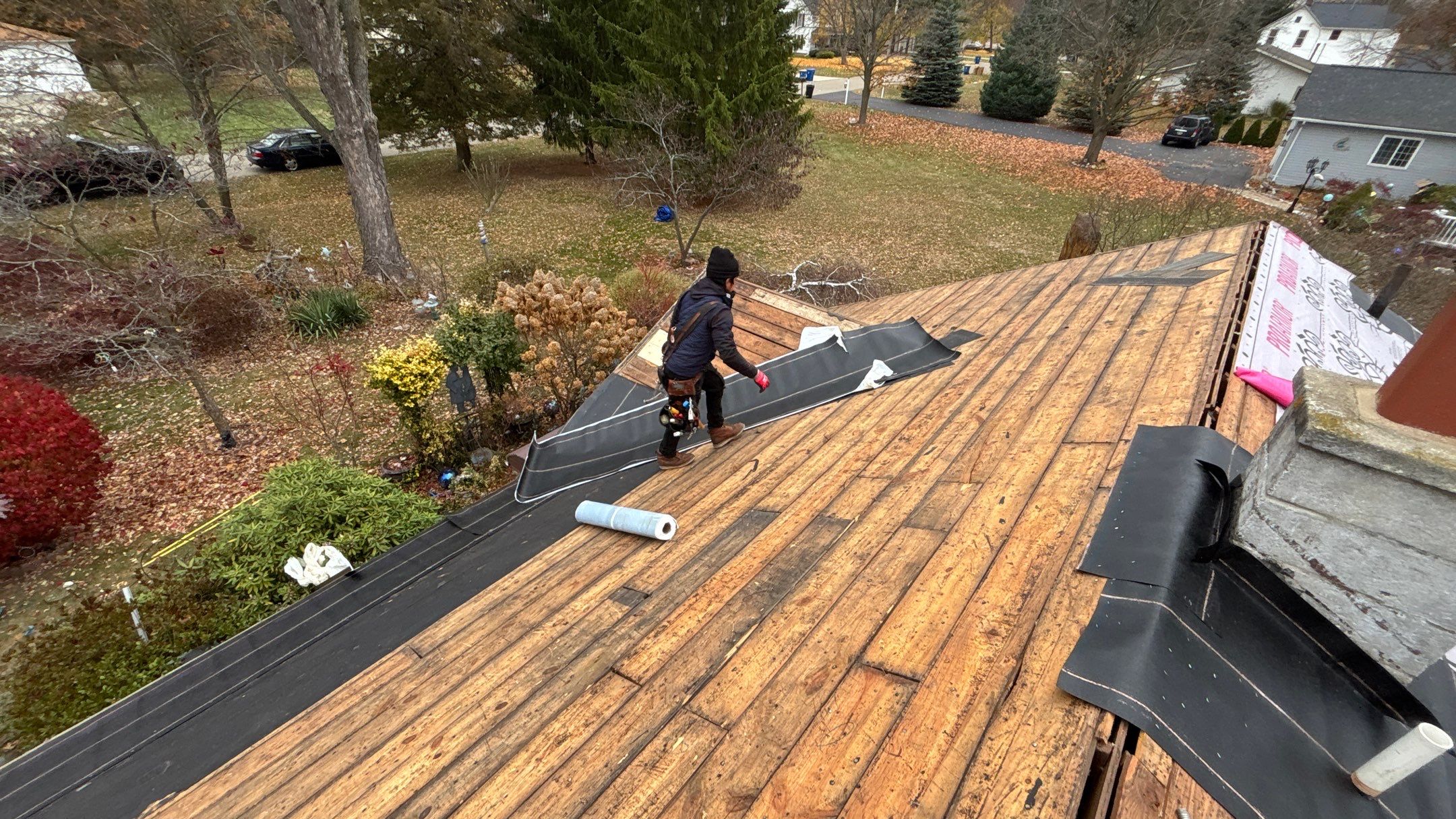 Roof Replacement using Owens Corning Aged Copper by 180 Contractors