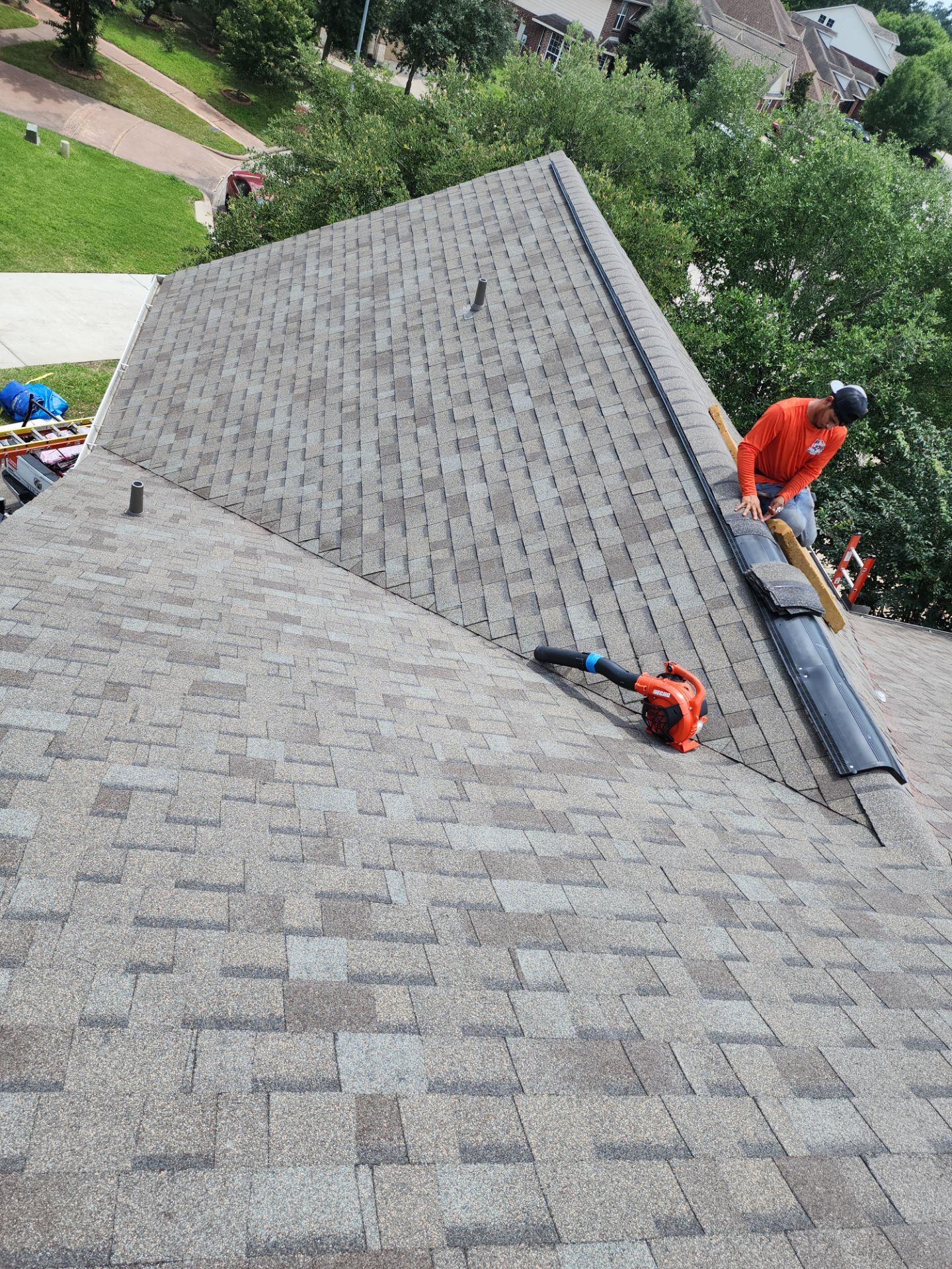 Residential Roofing Repair using Owen's Corning Duration (Lifetime) Shingles by Roof Repair Company