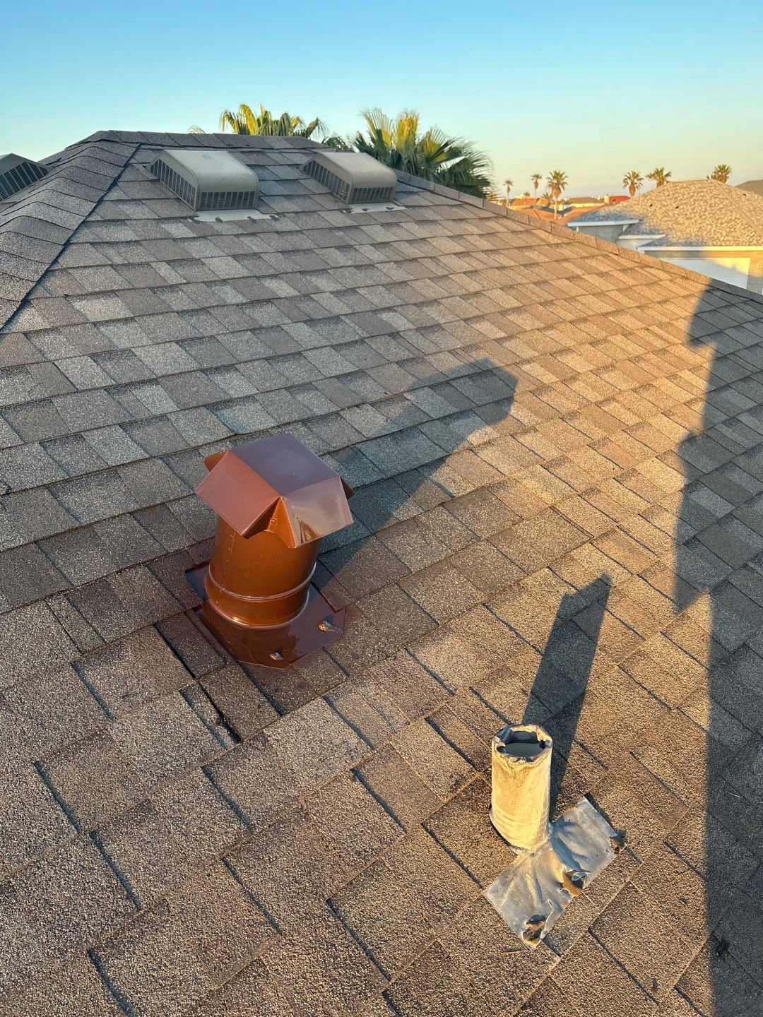 Residential Roofing Repair using Attic Vents by Lighthouse Roofing