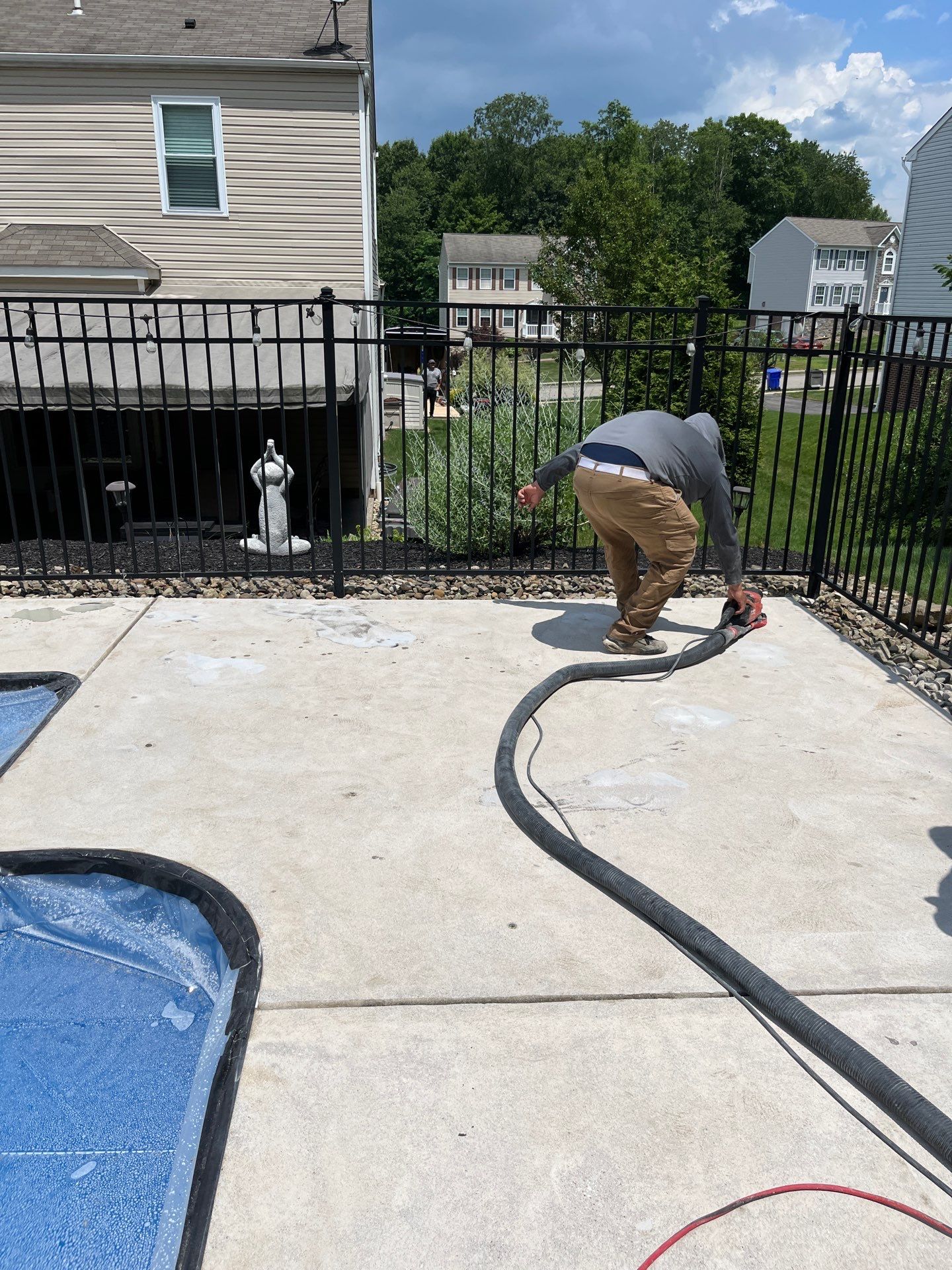 Oxford Pool Deck Project in Baden by Floors in a Day, Inc