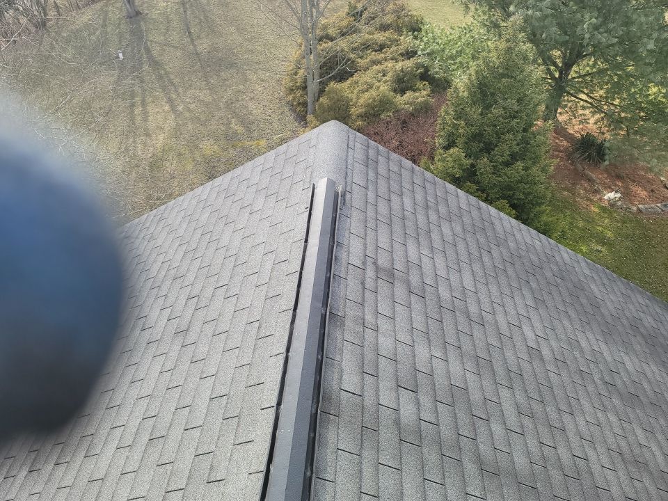 ATLAS PINNACLE COLOR: BLACK SHADOW DRIP EDGE: WHITE by Eagle Eye Roofing