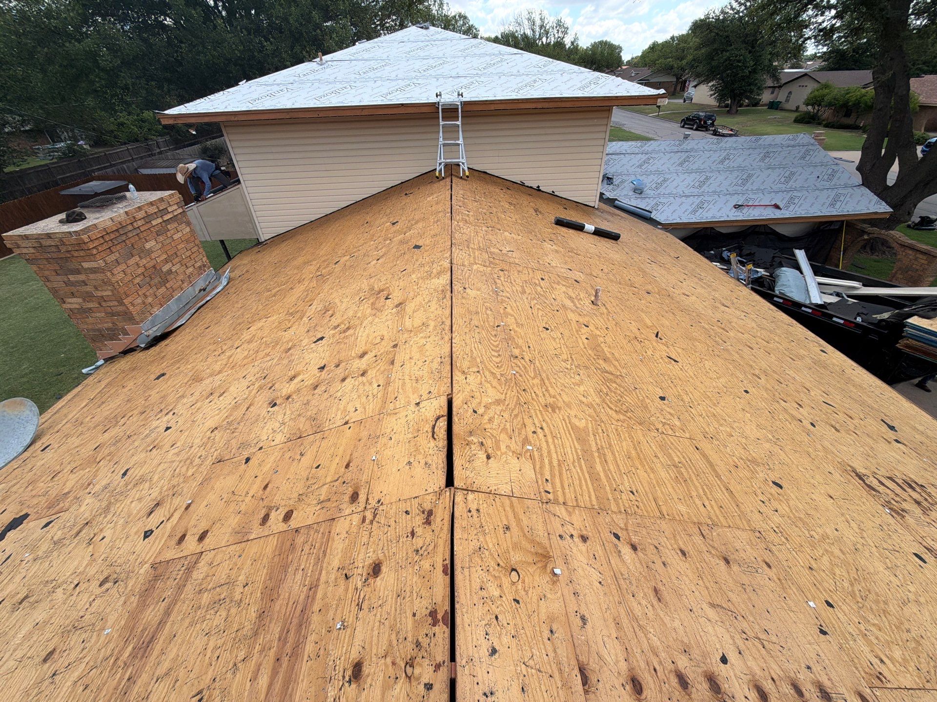 Full Roof Replacement and Privacy Fence Installation in Burkburnett by Shearman Roofing & Construction